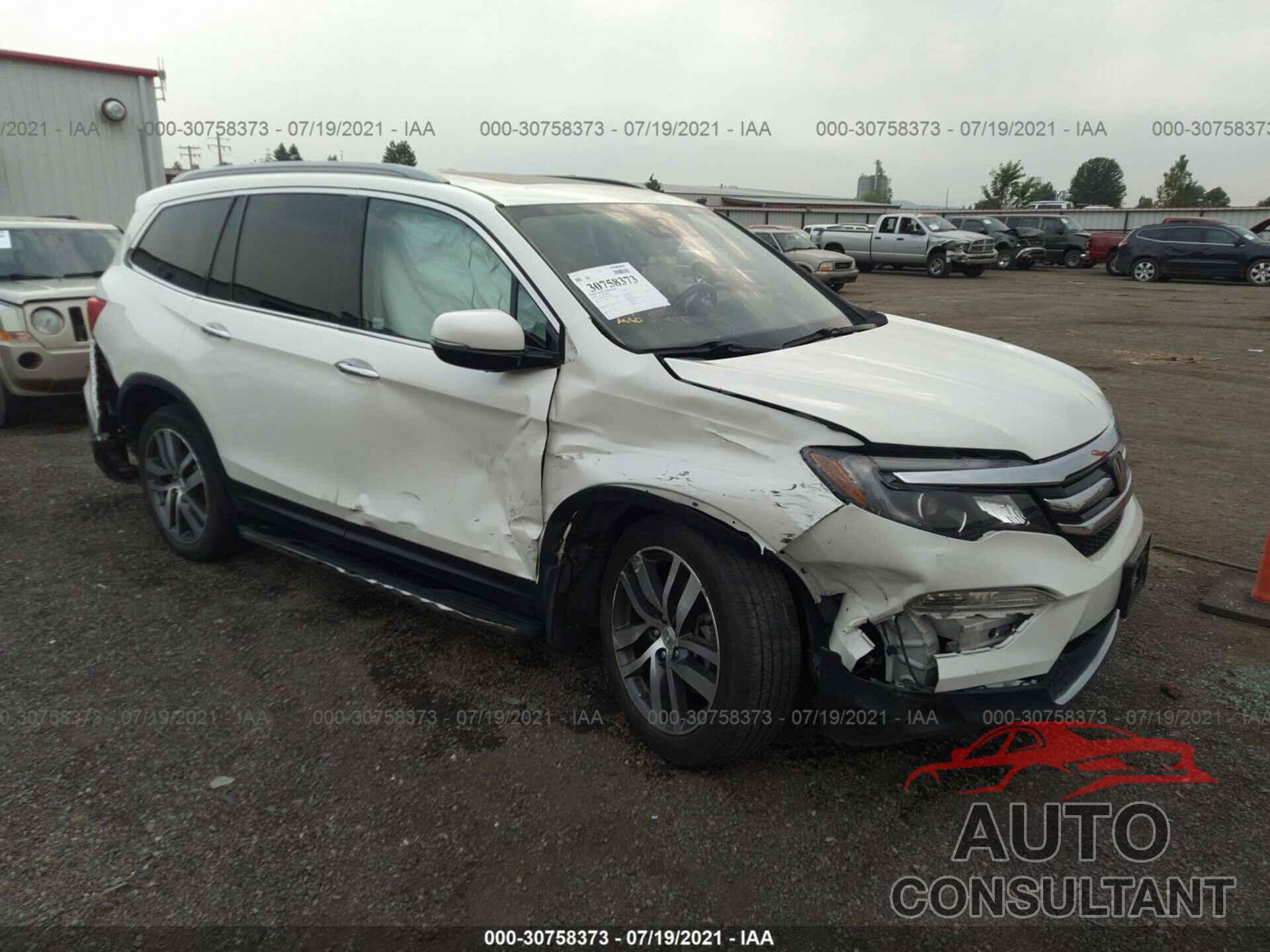 HONDA PILOT 2016 - 5FNYF6H03GB101943