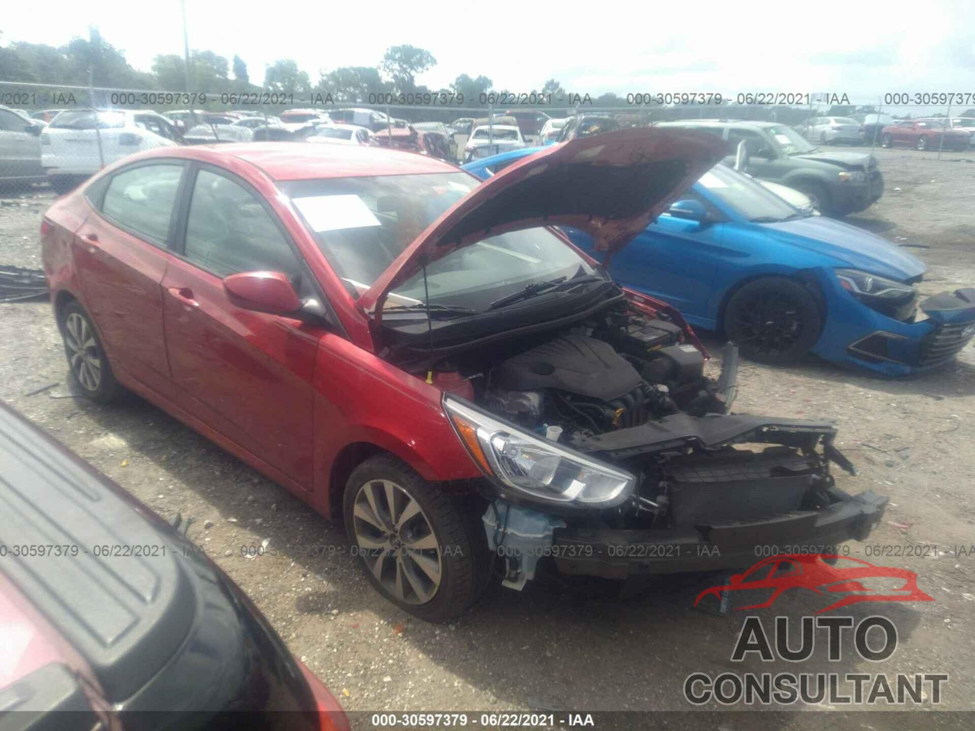 HYUNDAI ACCENT 2017 - KMHCT4AE7HU326786