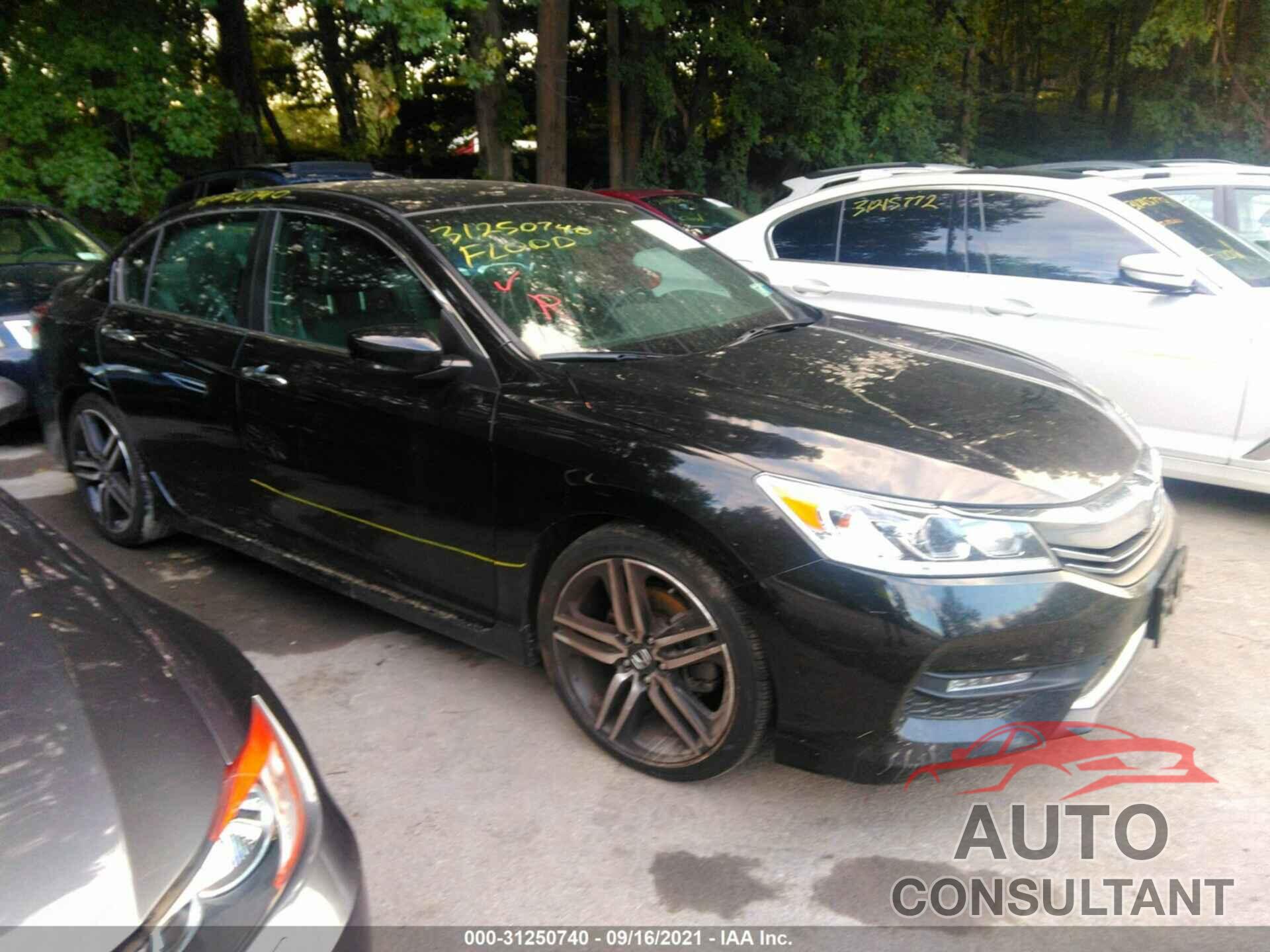 HONDA ACCORD SEDAN 2016 - 1HGCR2F54GA197567