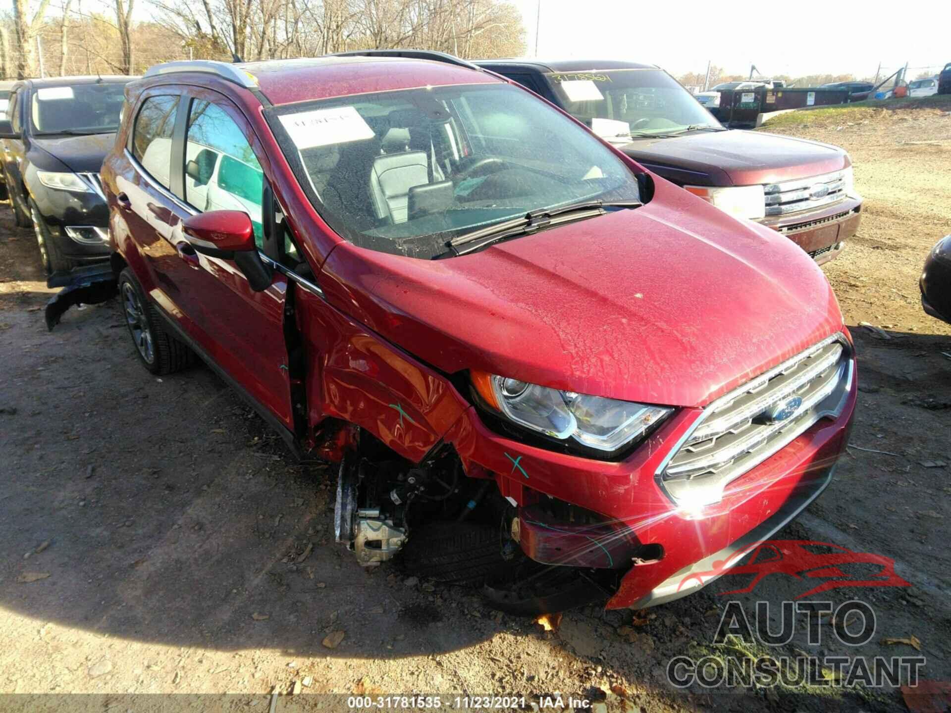 FORD ECOSPORT 2021 - MAJ6S3KL1MC411463