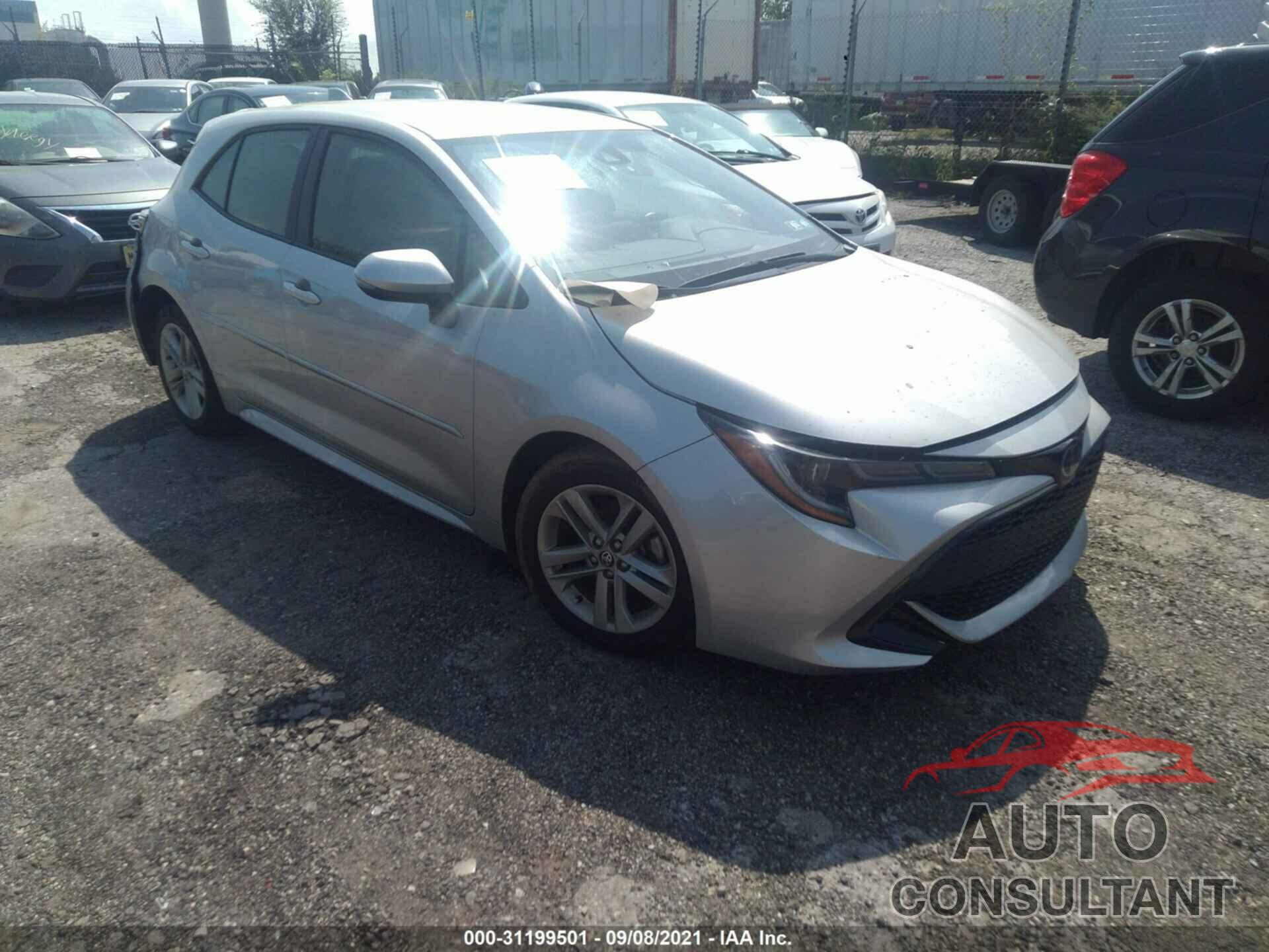 TOYOTA COROLLA HATCHBACK 2019 - JTNK4RBE8K3045775