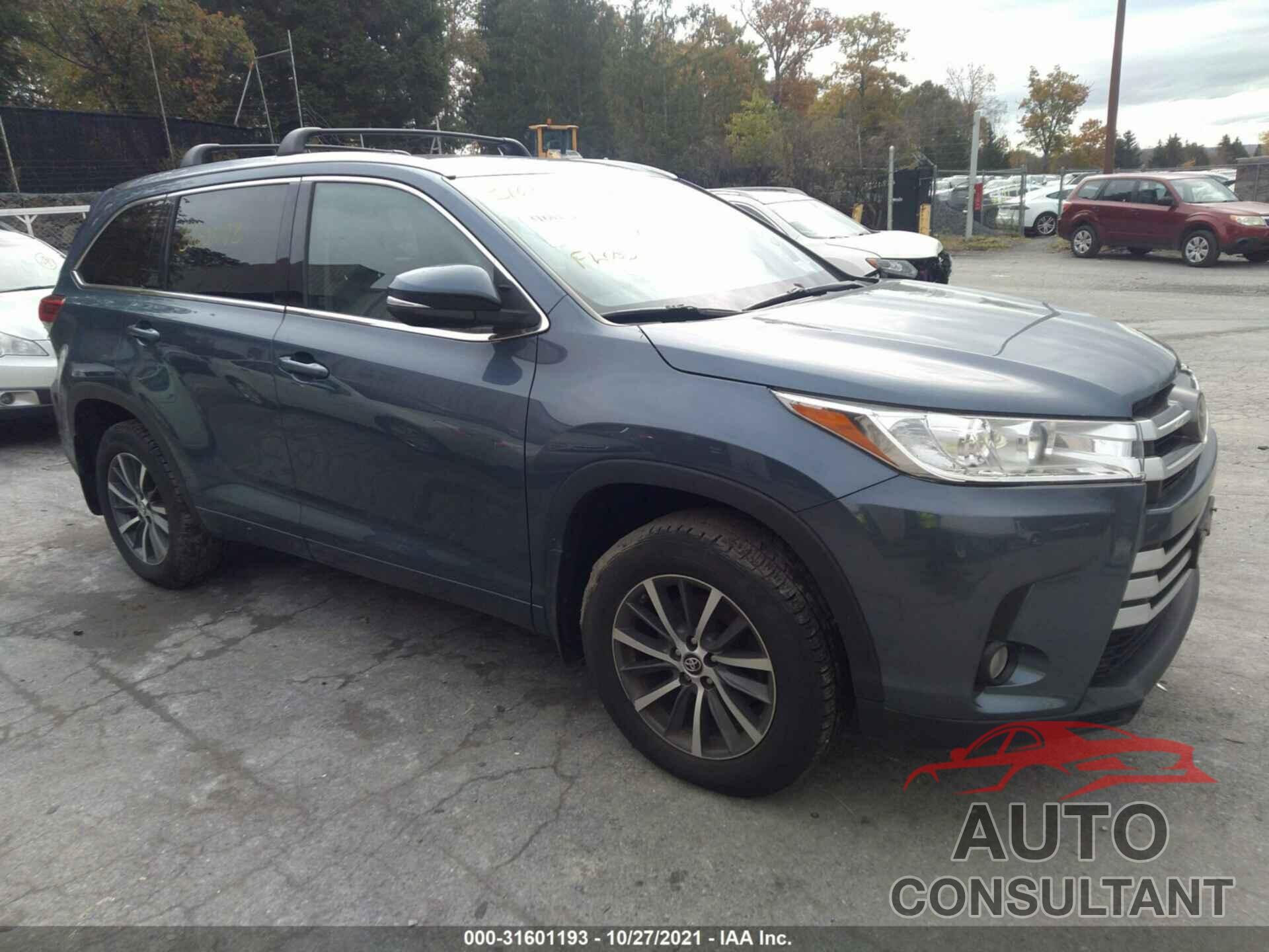 TOYOTA HIGHLANDER 2017 - 5TDJZRFH3HS397417