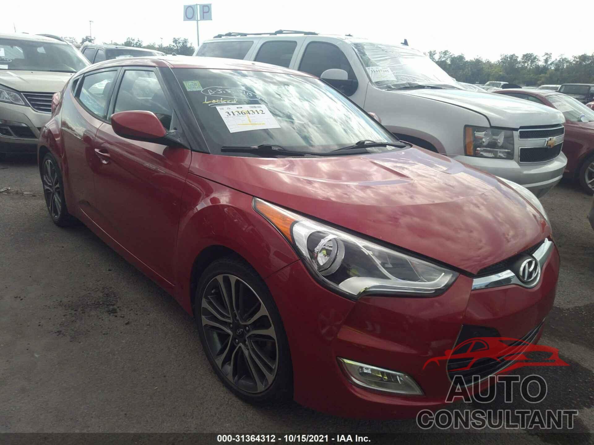 HYUNDAI VELOSTER 2017 - KMHTC6AD4HU309186