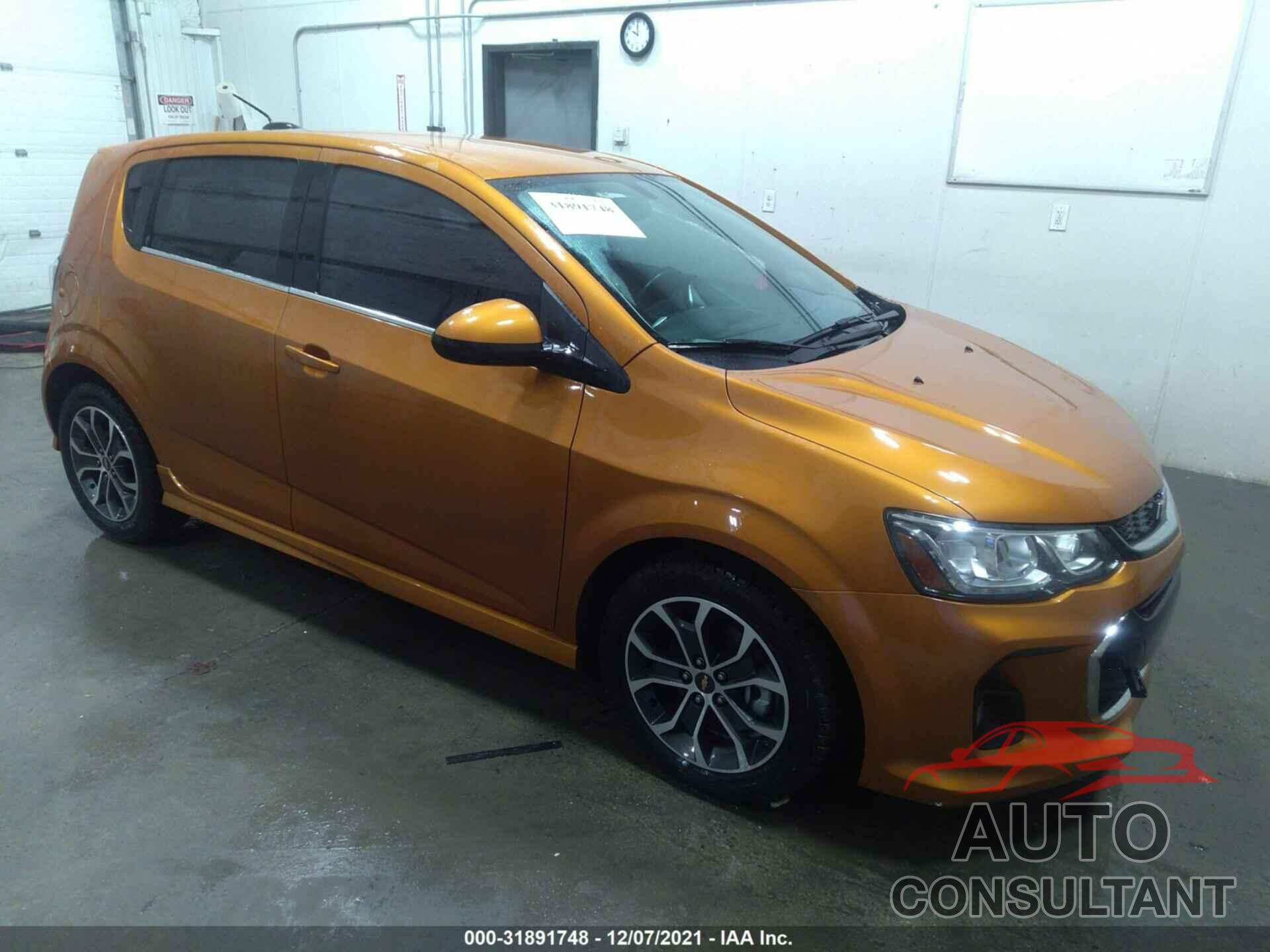 CHEVROLET SONIC 2017 - 1G1JD6SH6H4130733