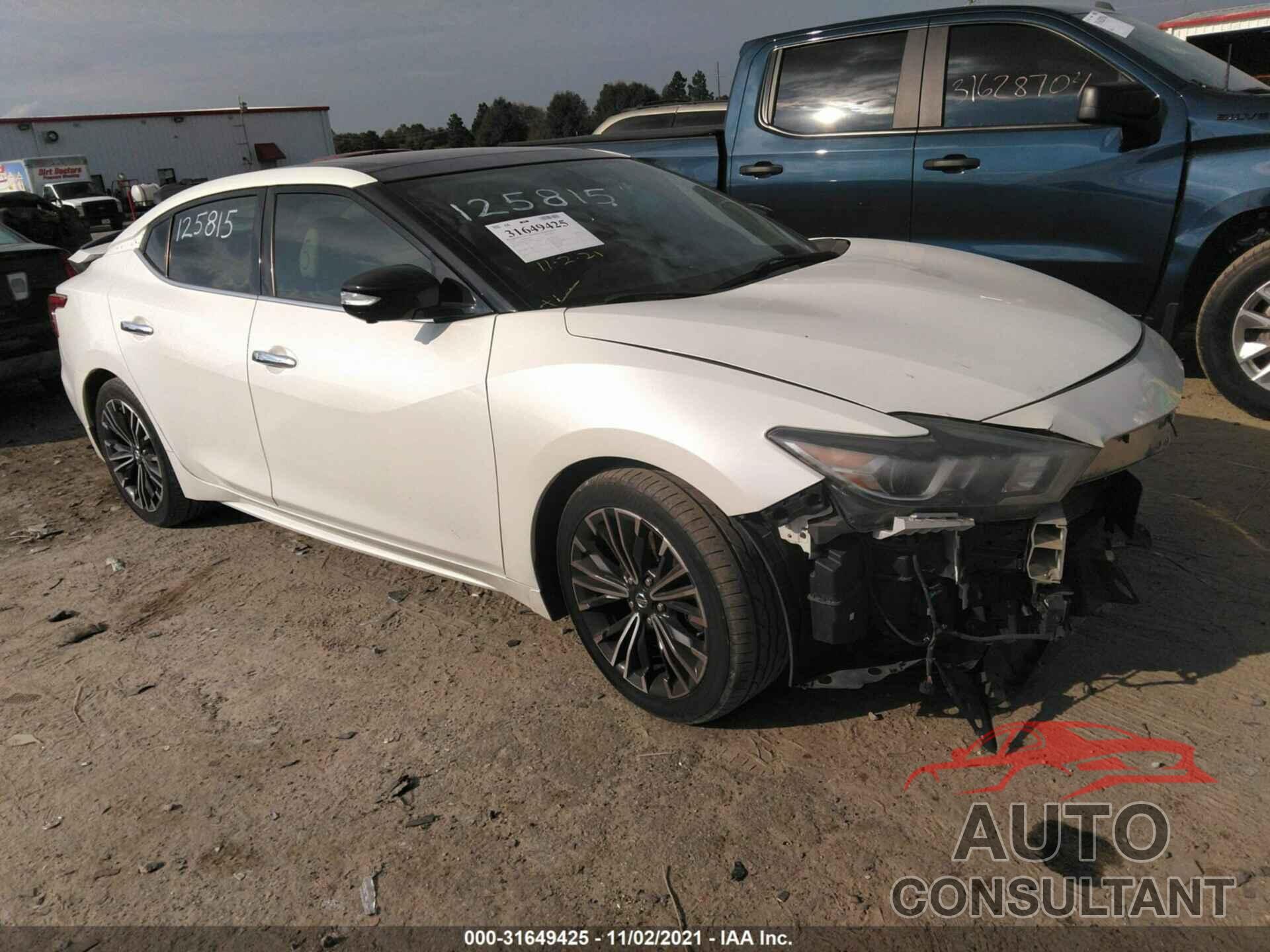 NISSAN MAXIMA 2016 - 1N4AA6AP4GC410363