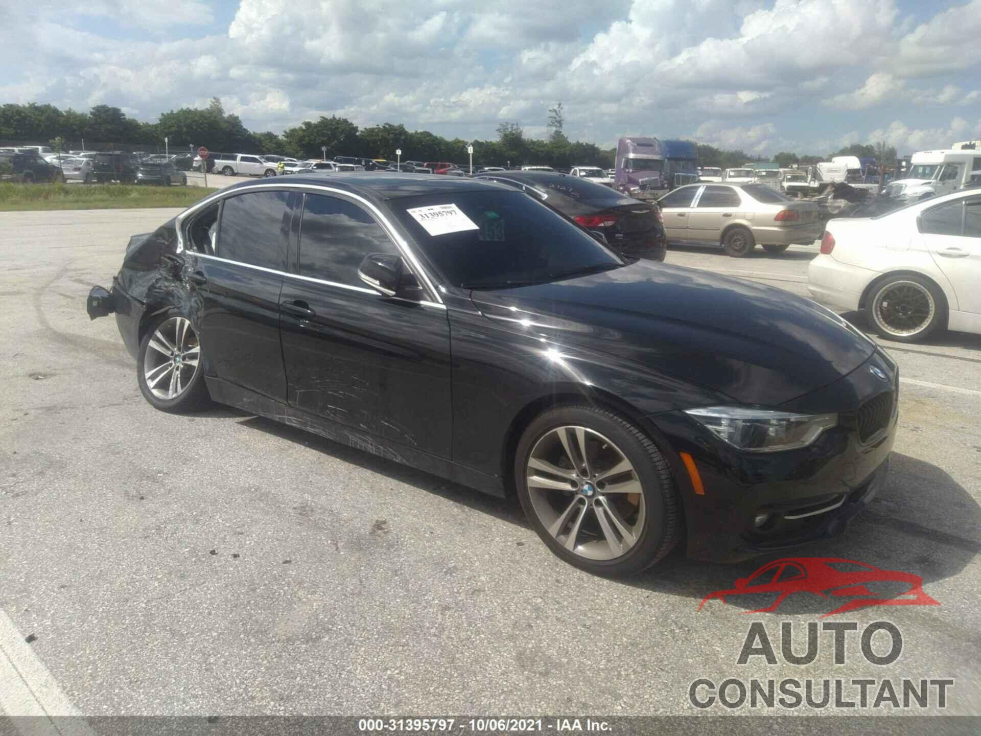 BMW 3 SERIES 2018 - WBA8B9G56JNU99200