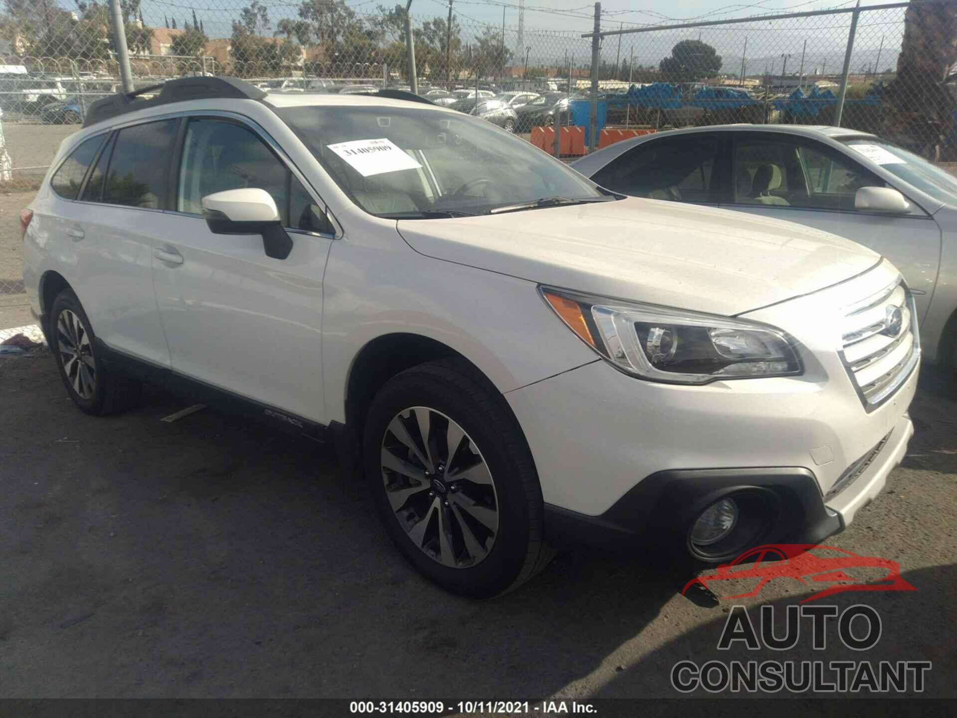 SUBARU OUTBACK 2017 - 4S4BSENC7H3394315
