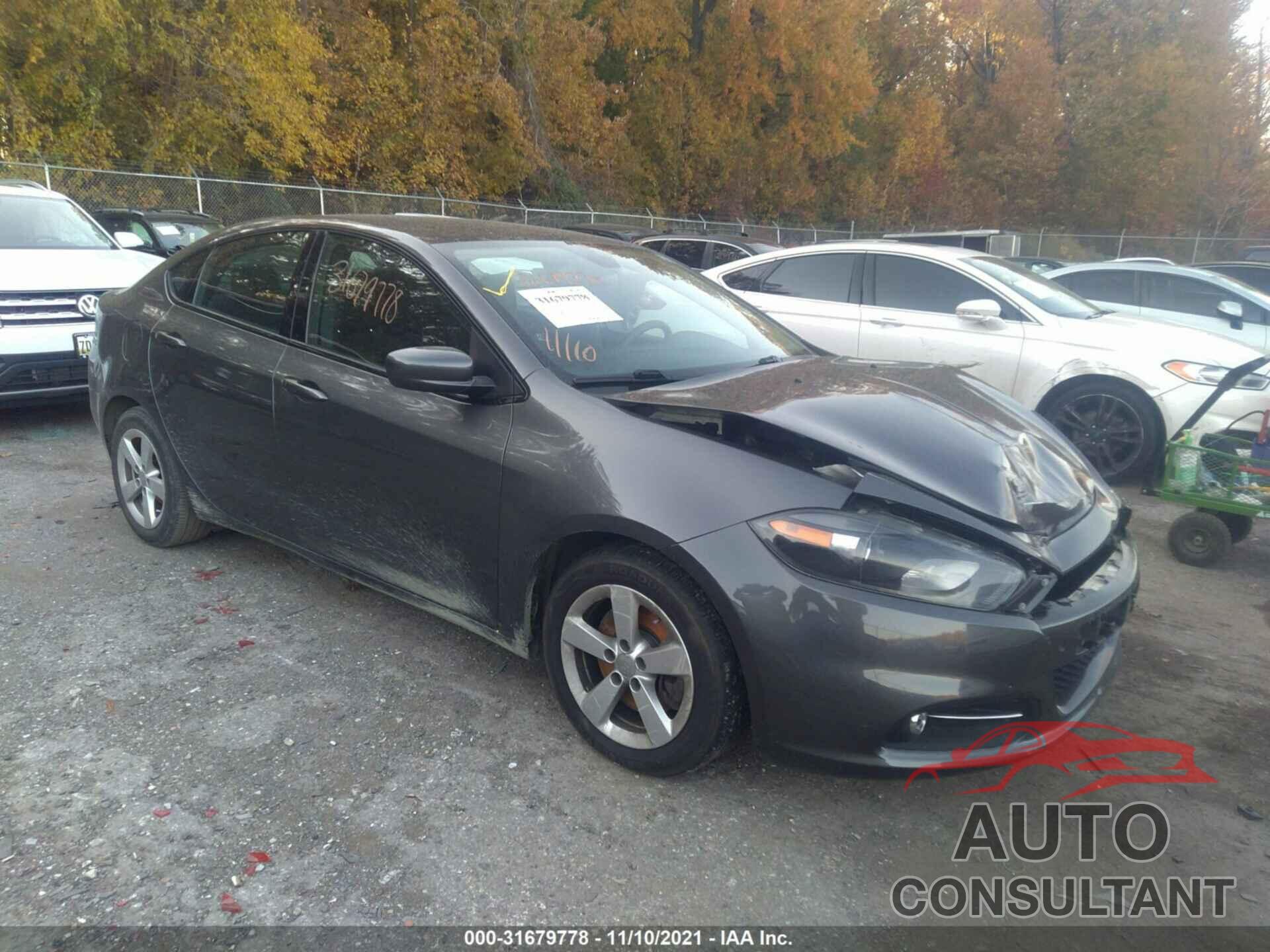 DODGE DART 2016 - 1C3CDFBB5GD564902