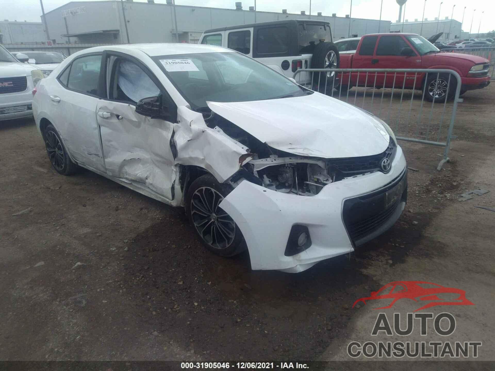 TOYOTA COROLLA 2016 - 5YFBURHE0GP426305