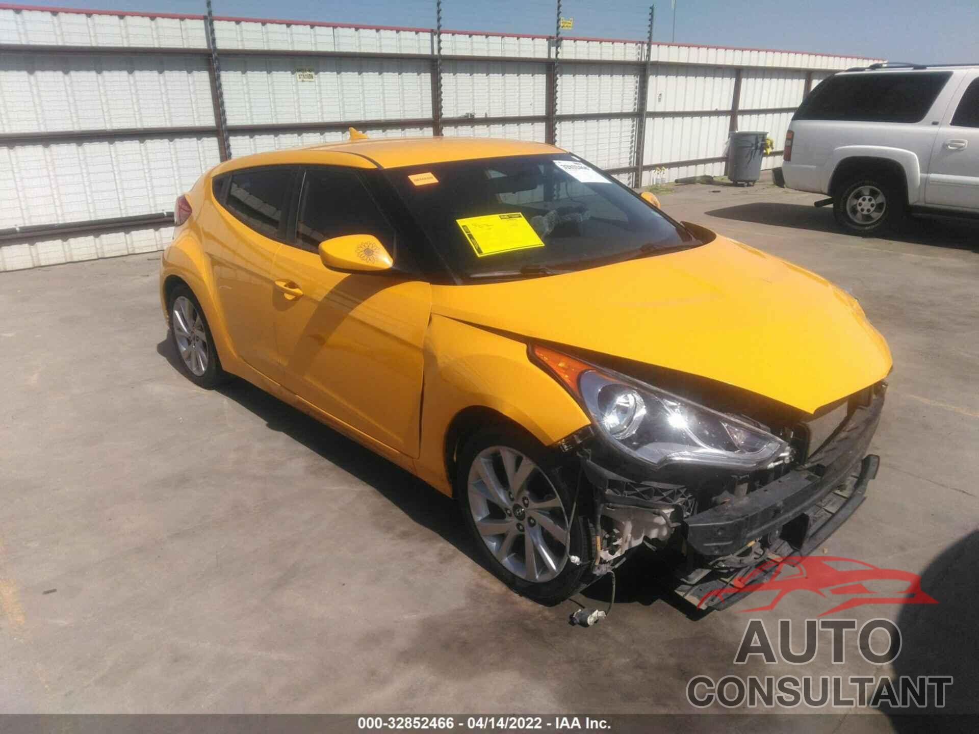 HYUNDAI VELOSTER 2016 - KMHTC6AD1GU257594