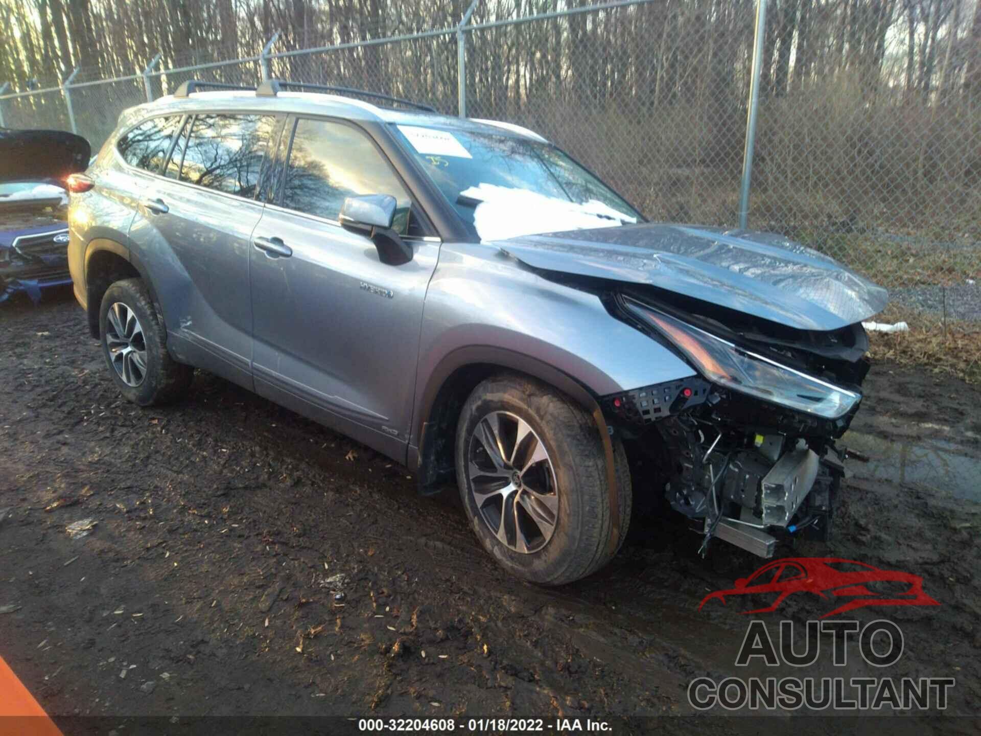 TOYOTA HIGHLANDER 2021 - 5TDHBRCH8MS020602