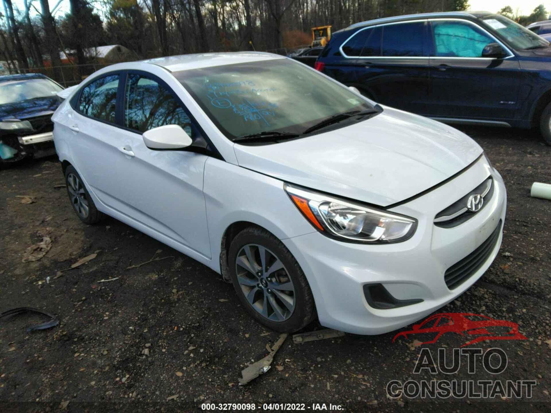 HYUNDAI ACCENT 2017 - KMHCT4AEXHU361094