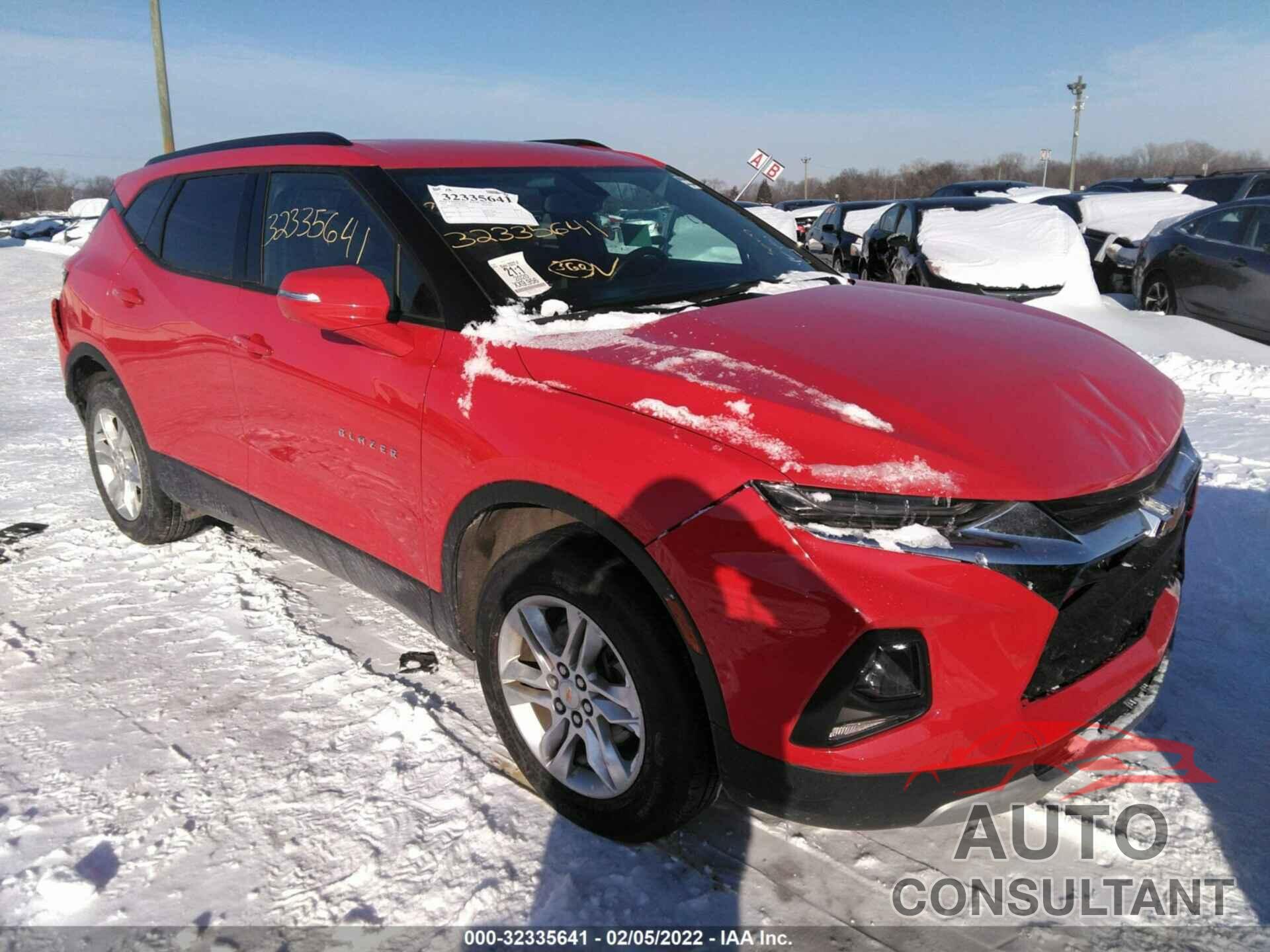 CHEVROLET BLAZER 2020 - 3GNKBBRA5LS597659