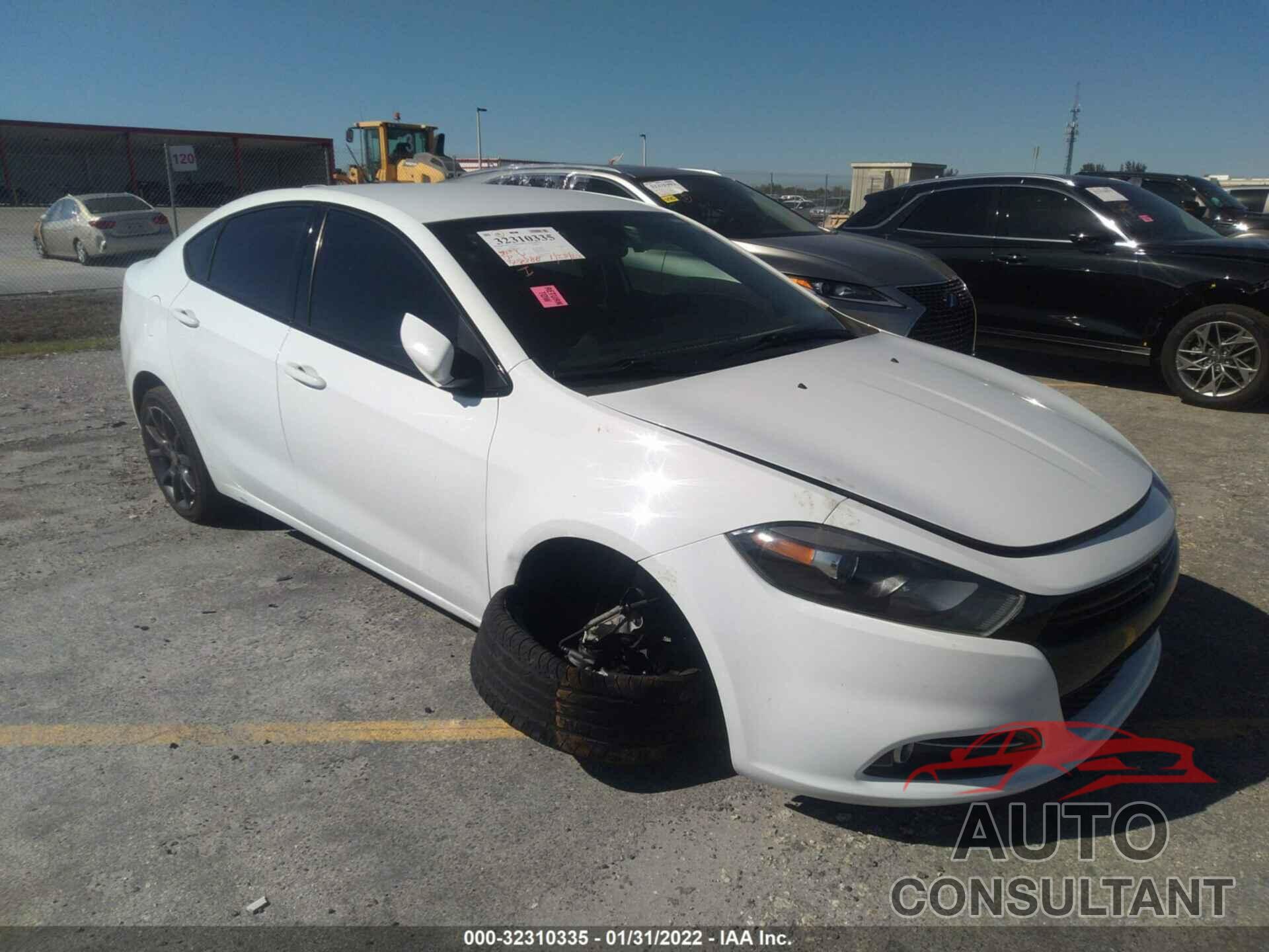 DODGE DART 2016 - 1C3CDFBB8GD518092