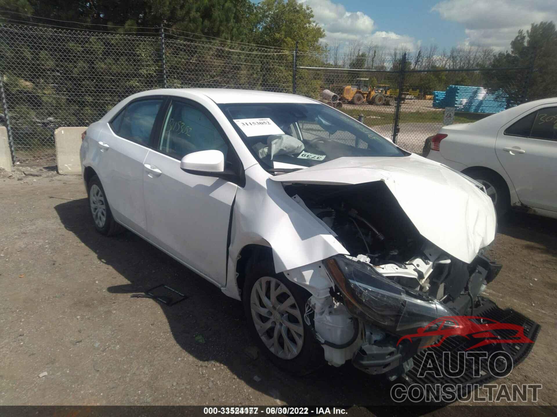 TOYOTA COROLLA 2019 - 5YFBURHE4KP935872