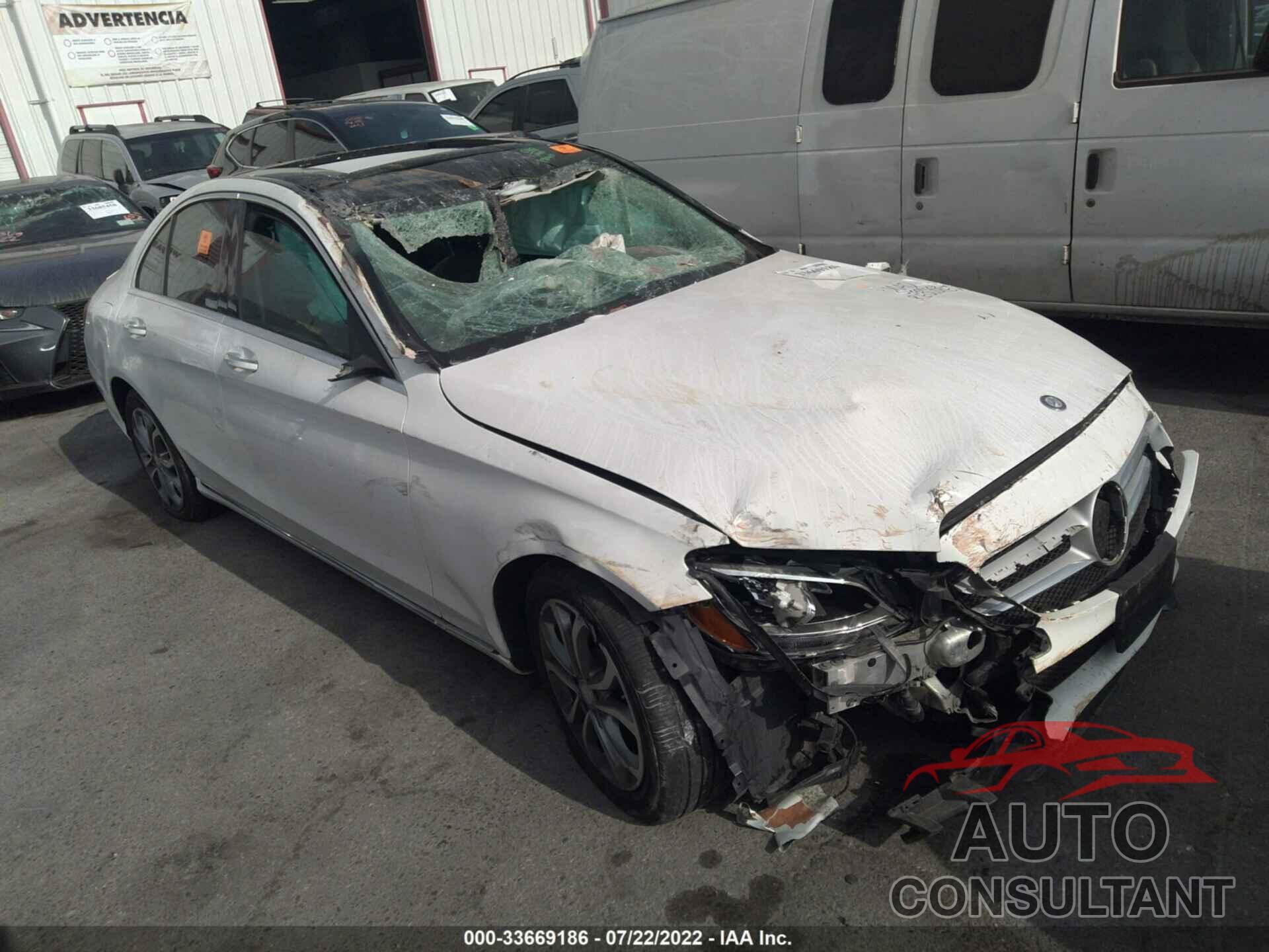 MERCEDES-BENZ C-CLASS 2016 - 55SWF4KBXGU175803