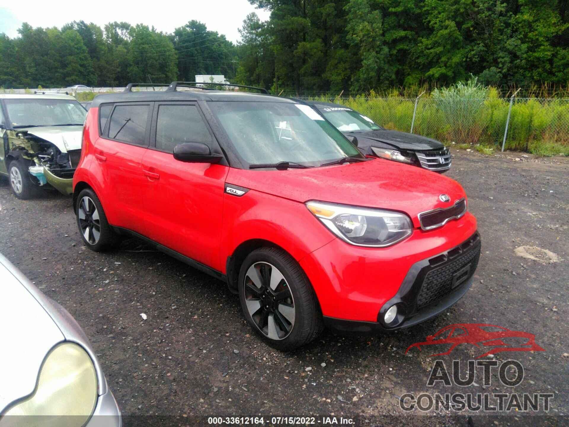 KIA SOUL 2016 - KNDJP3A50G7319122