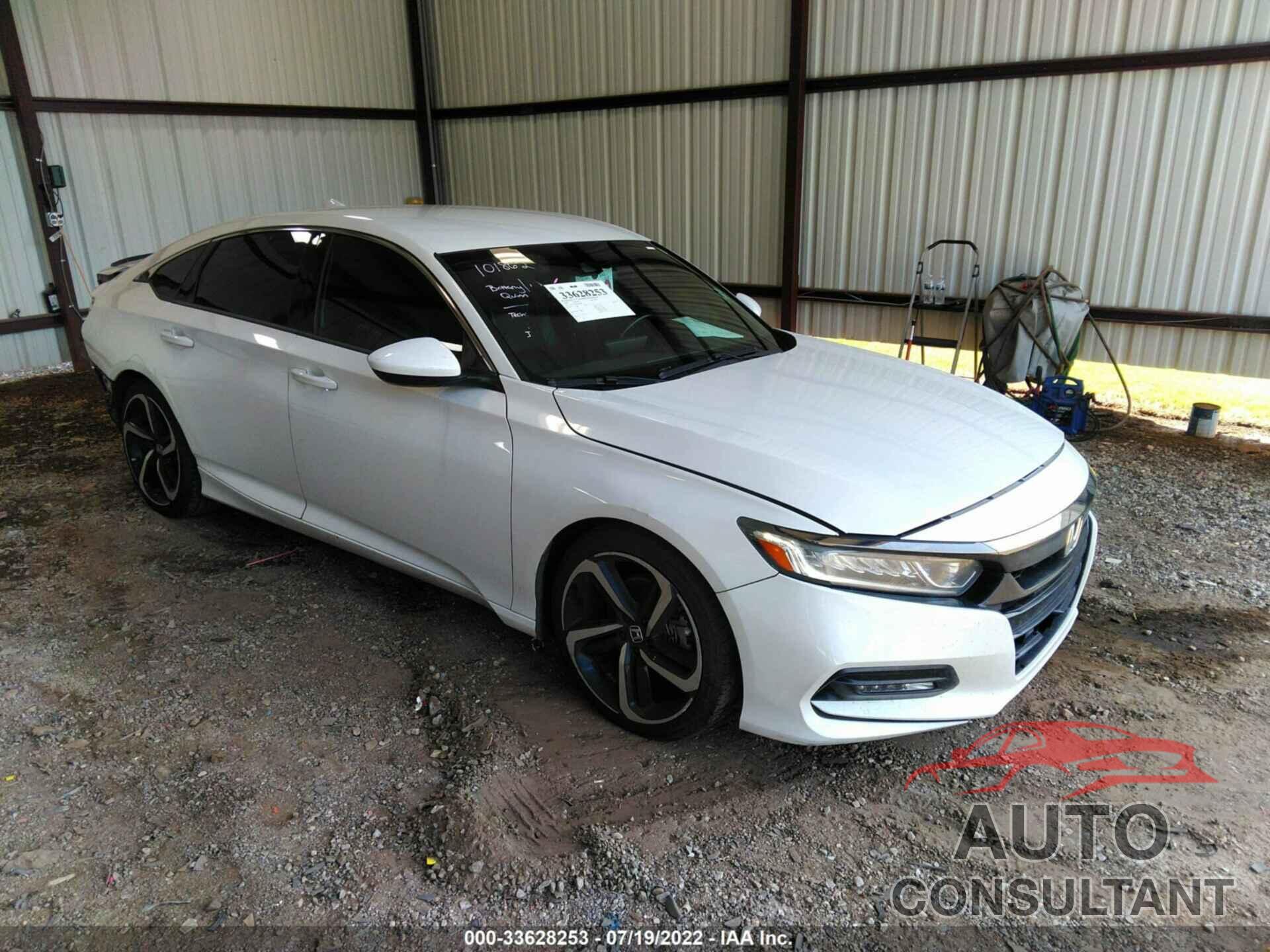 HONDA ACCORD SEDAN 2018 - 1HGCV1F38JA028499