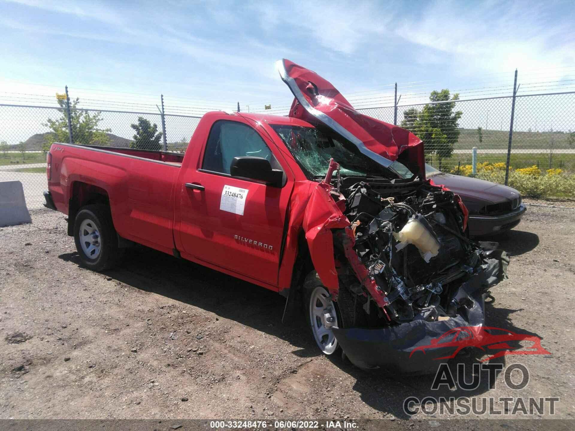 CHEVROLET SILVERADO 1500 2018 - 1GCNKNEHXJZ250225