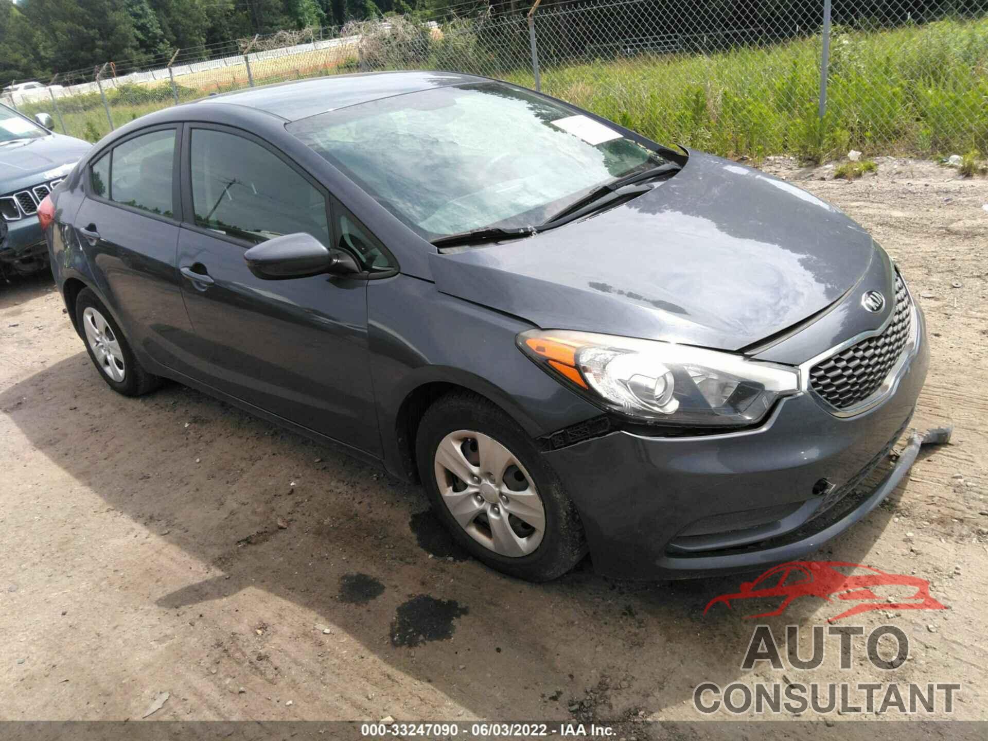 KIA FORTE 2016 - KNAFK4A63G5458351