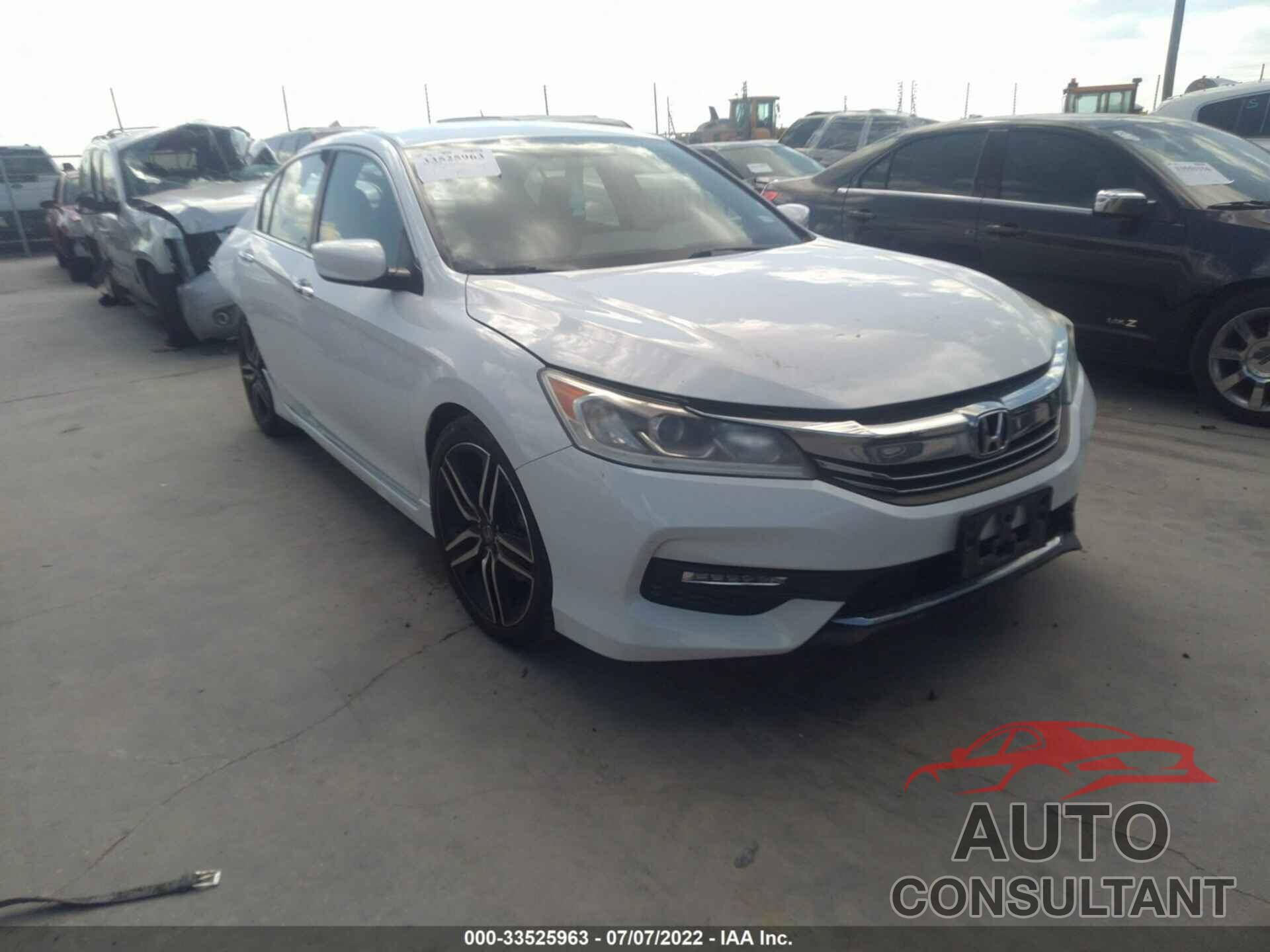 HONDA ACCORD SEDAN 2016 - 1HGCR2F54GA093791