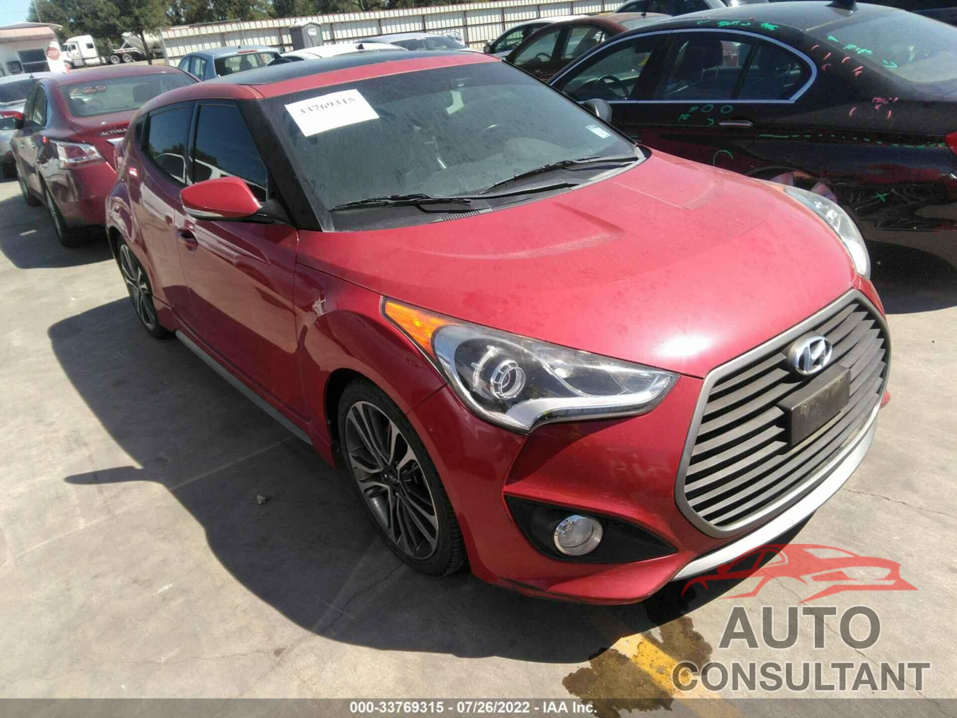 HYUNDAI VELOSTER 2016 - KMHTC6AE9GU293607