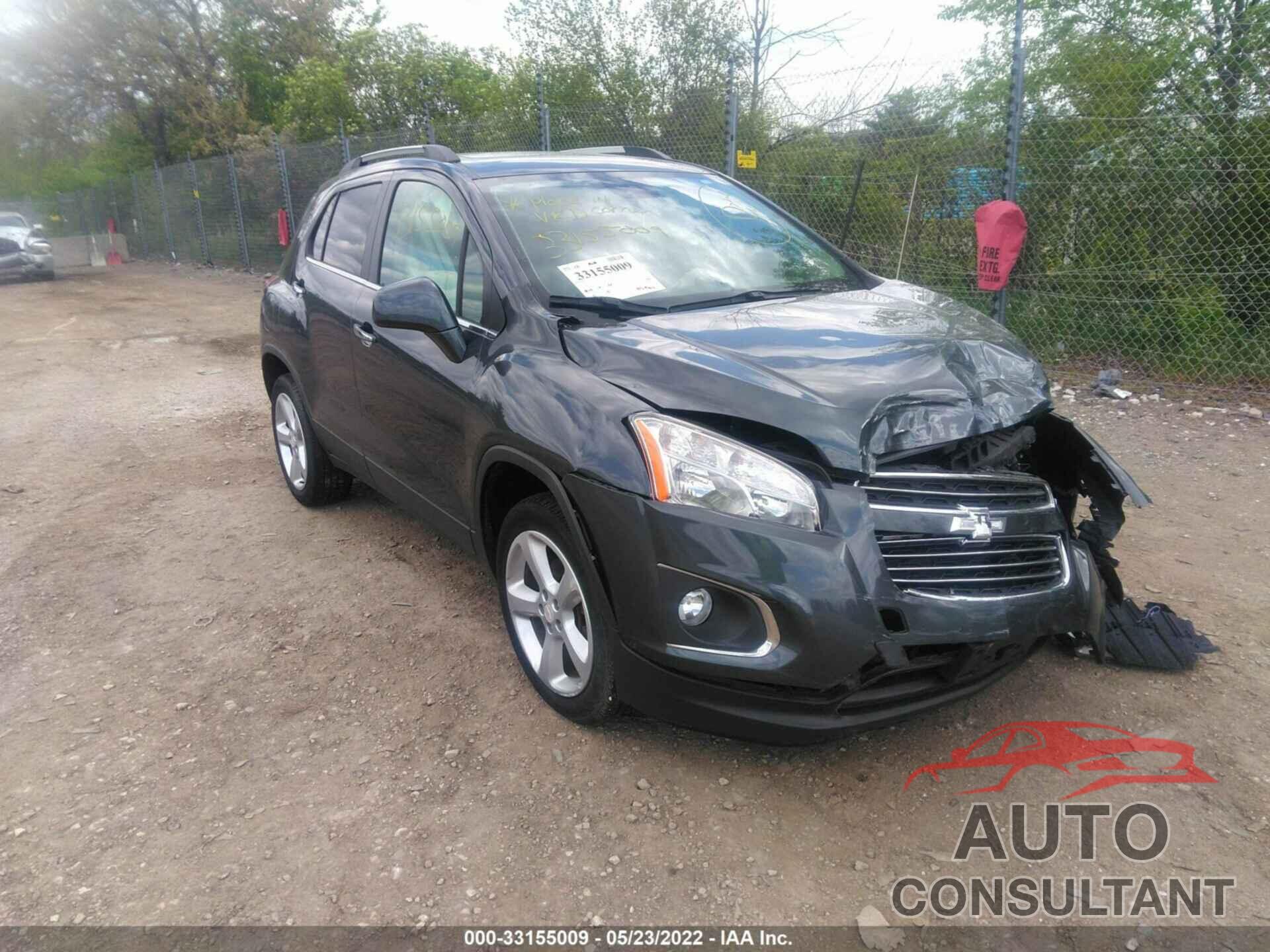 CHEVROLET TRAX 2016 - 3GNCJRSBXGL128165