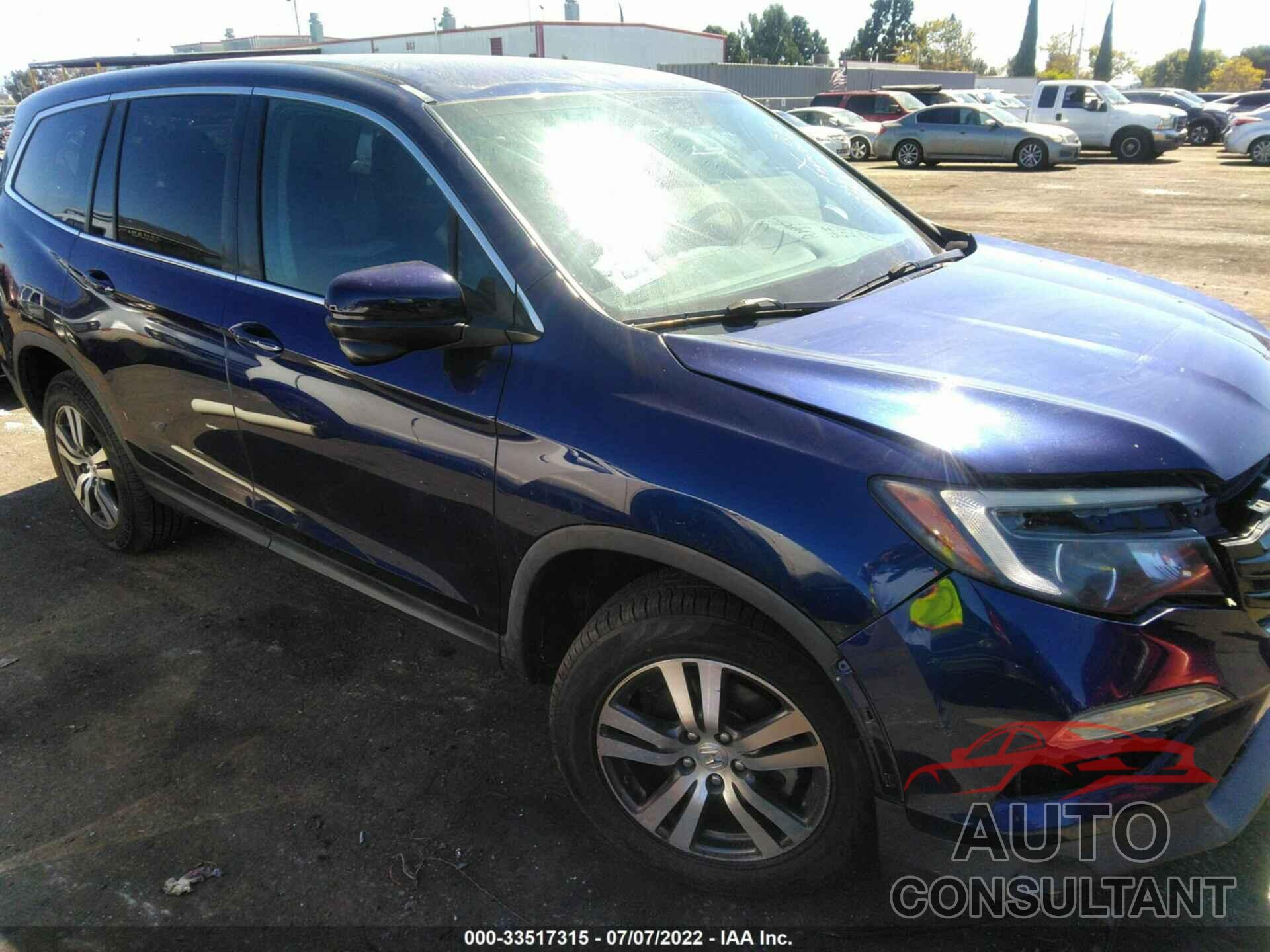 HONDA PILOT 2016 - 5FNYF5H33GB057317
