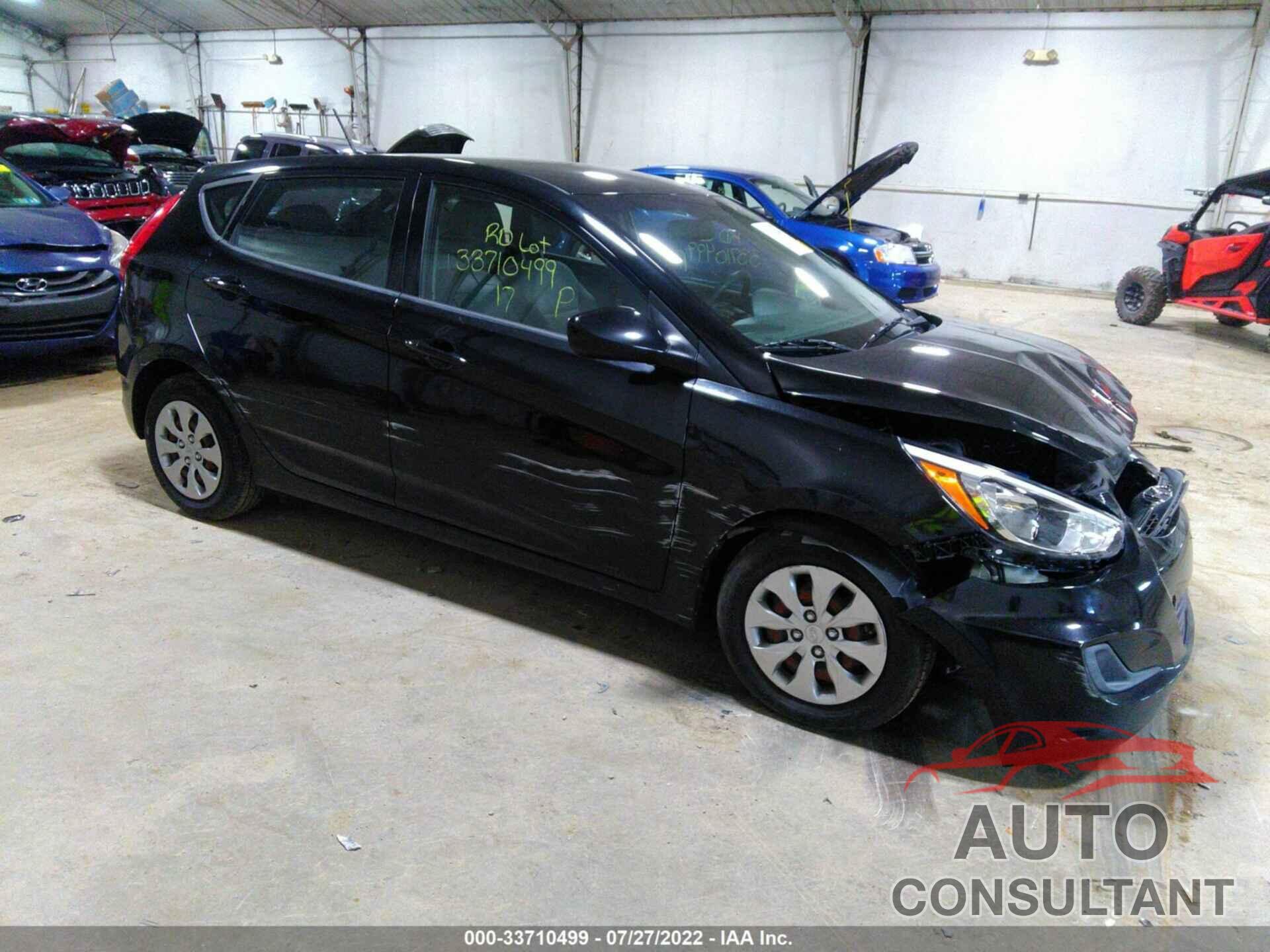 HYUNDAI ACCENT 2017 - KMHCT5AE1HU312503