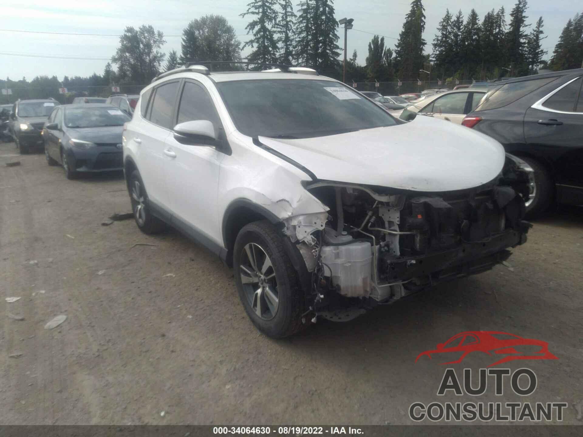 TOYOTA RAV4 2016 - 2T3WFREV3GW266328