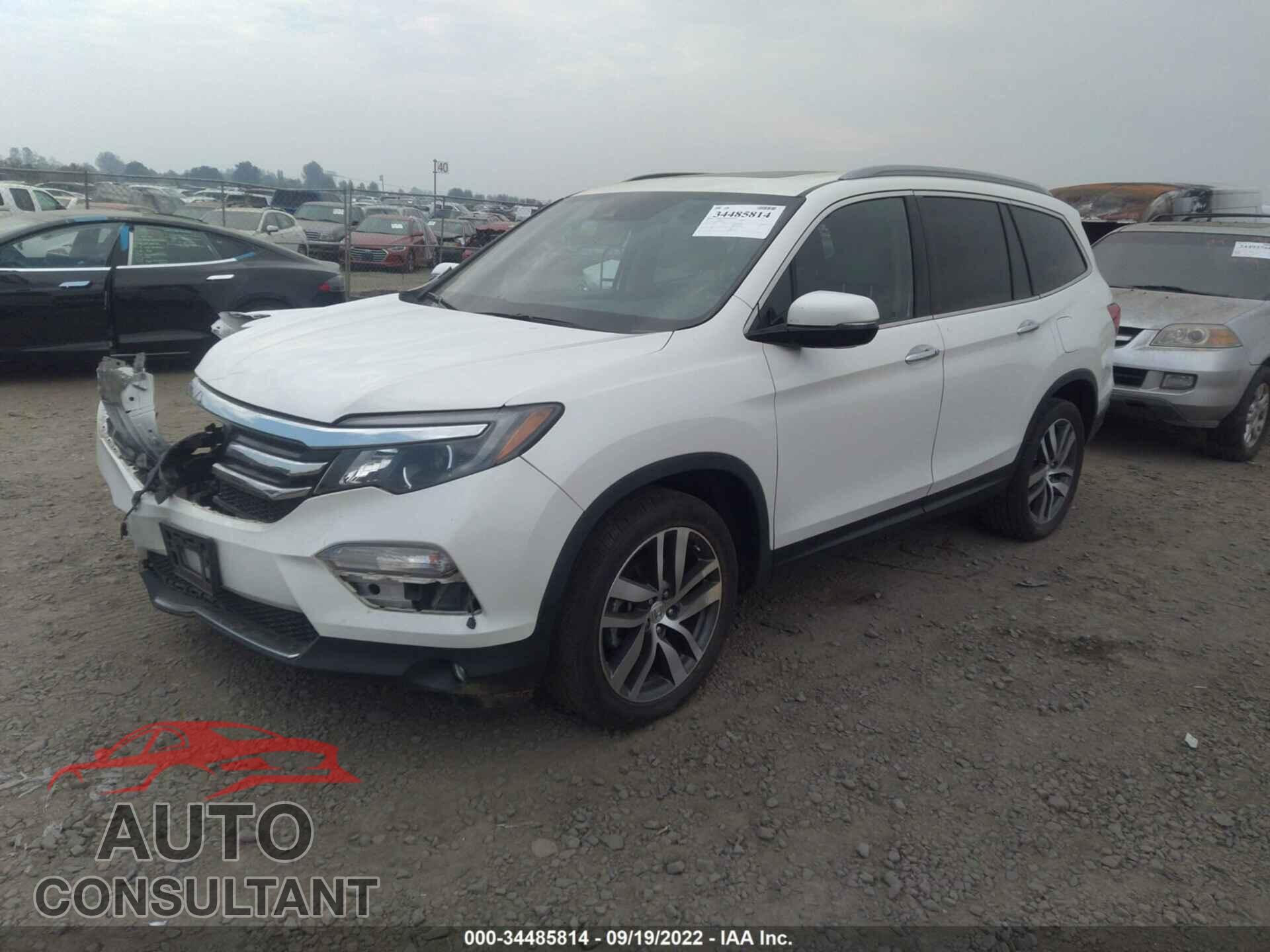 HONDA PILOT 2017 - 5FNYF5H94HB039253