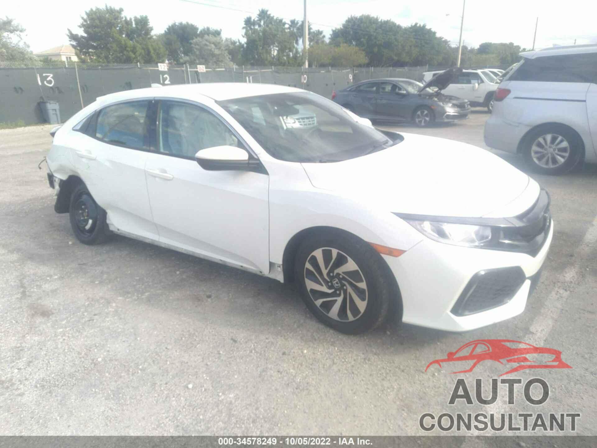HONDA CIVIC HATCHBACK 2019 - SHHFK7H35KU204002
