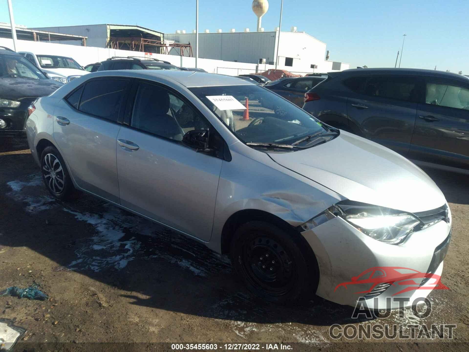TOYOTA COROLLA 2015 - 5YFBURHE5FP303162