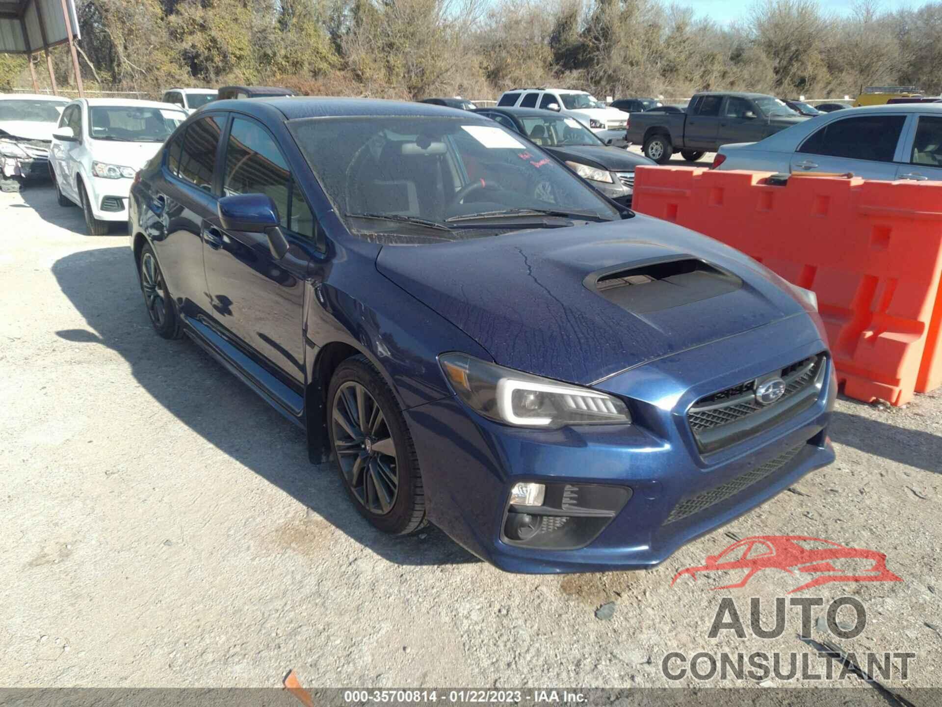 SUBARU WRX 2016 - JF1VA1B65G9801092
