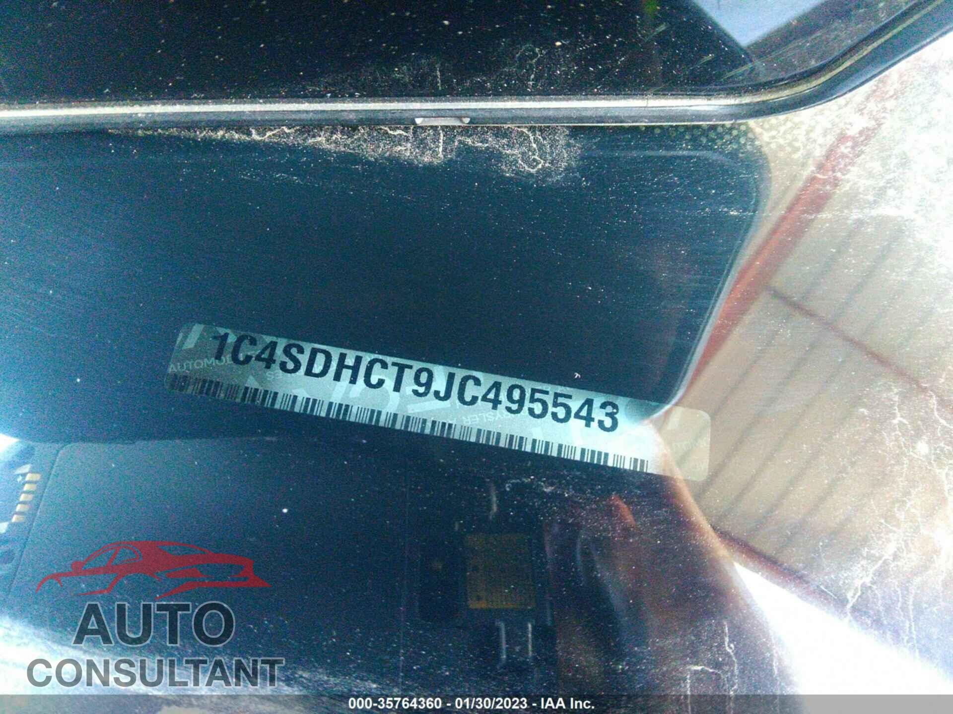 DODGE DURANGO 2018 - 1C4SDHCT9JC495543