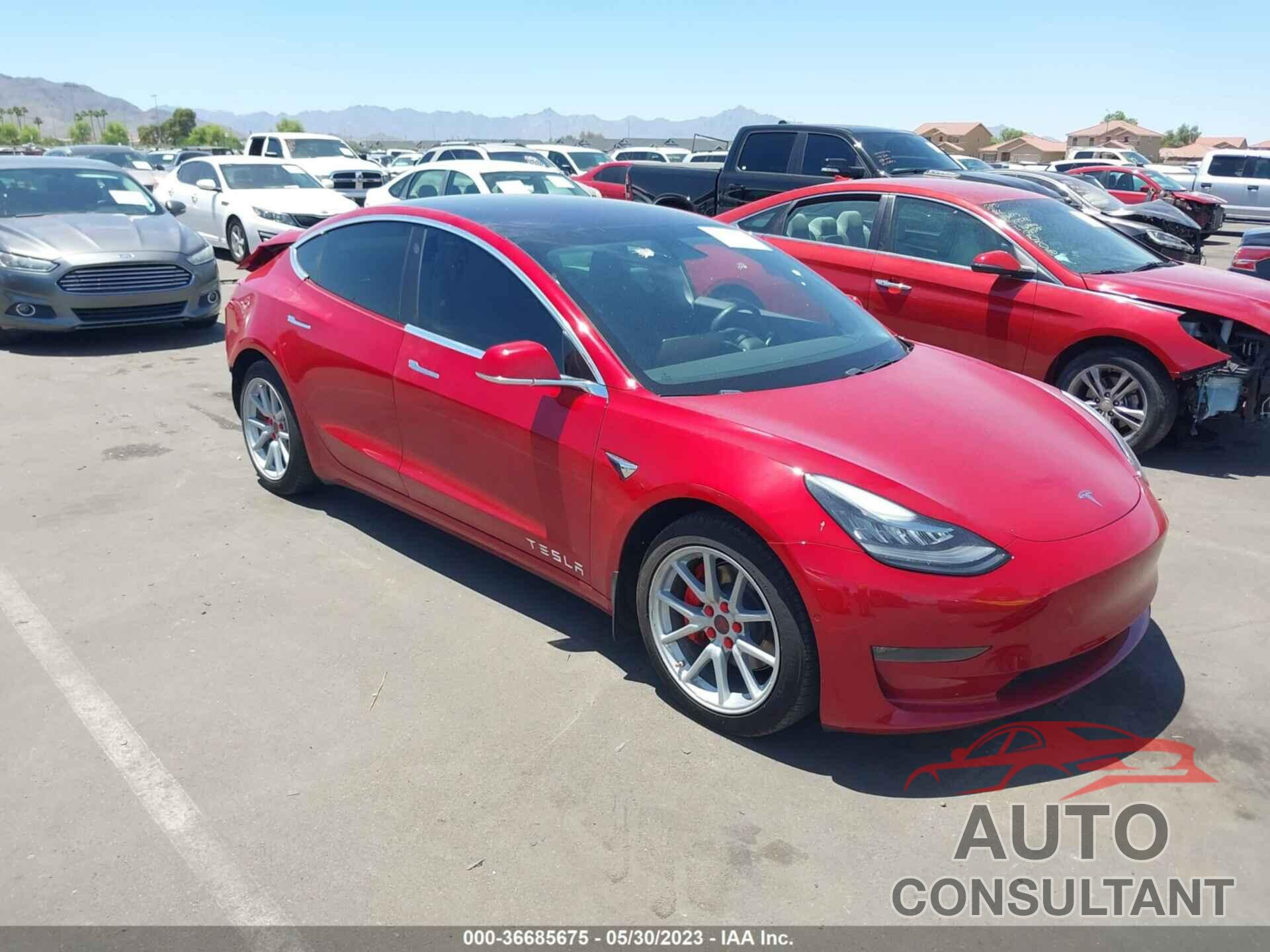 TESLA MODEL 3 2018 - 5YJ3E1EA5JF043239