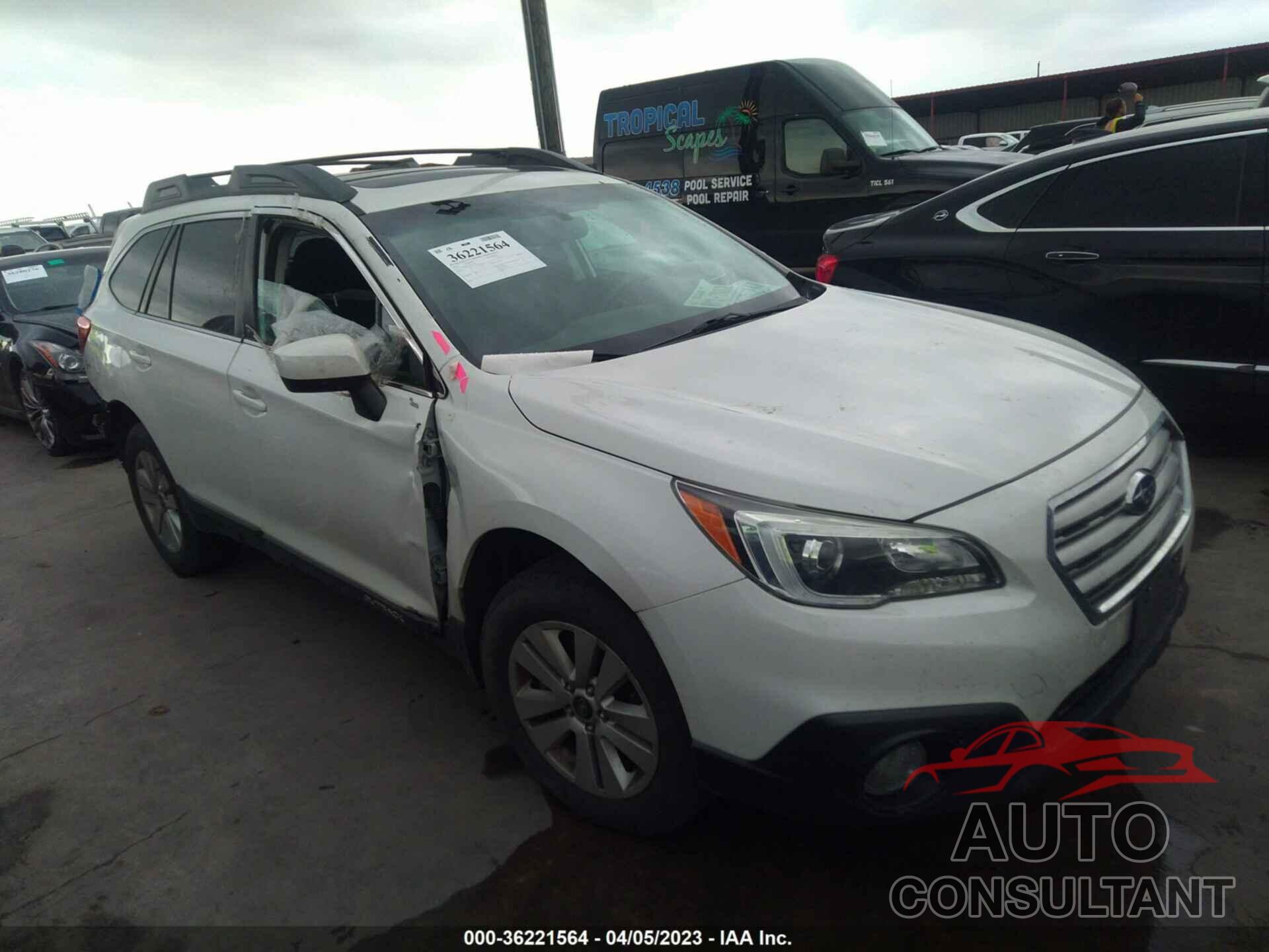 SUBARU OUTBACK 2016 - 4S4BSBEC0G3351366