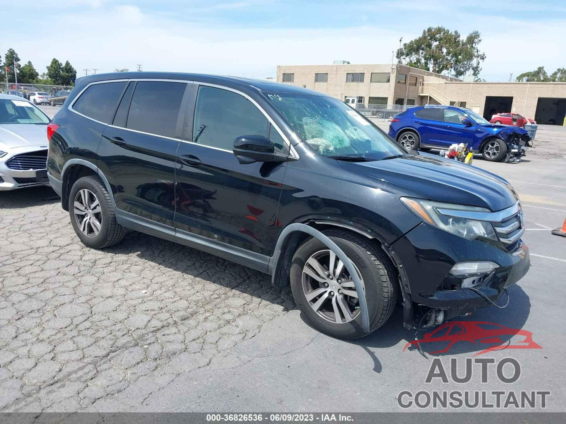 HONDA PILOT 2016 - 5FNYF5H76GB011368