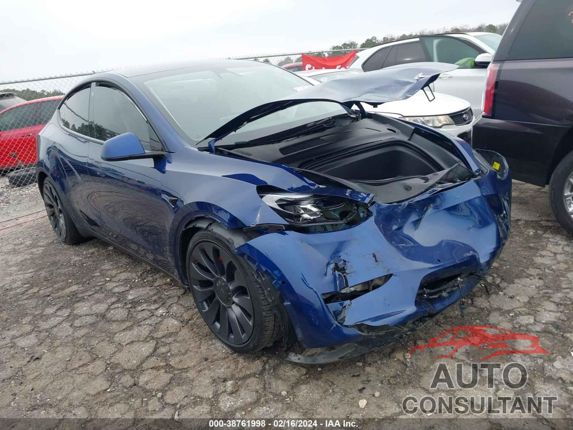 TESLA MODEL Y 2022 - 7SAYGDEF6NF342454