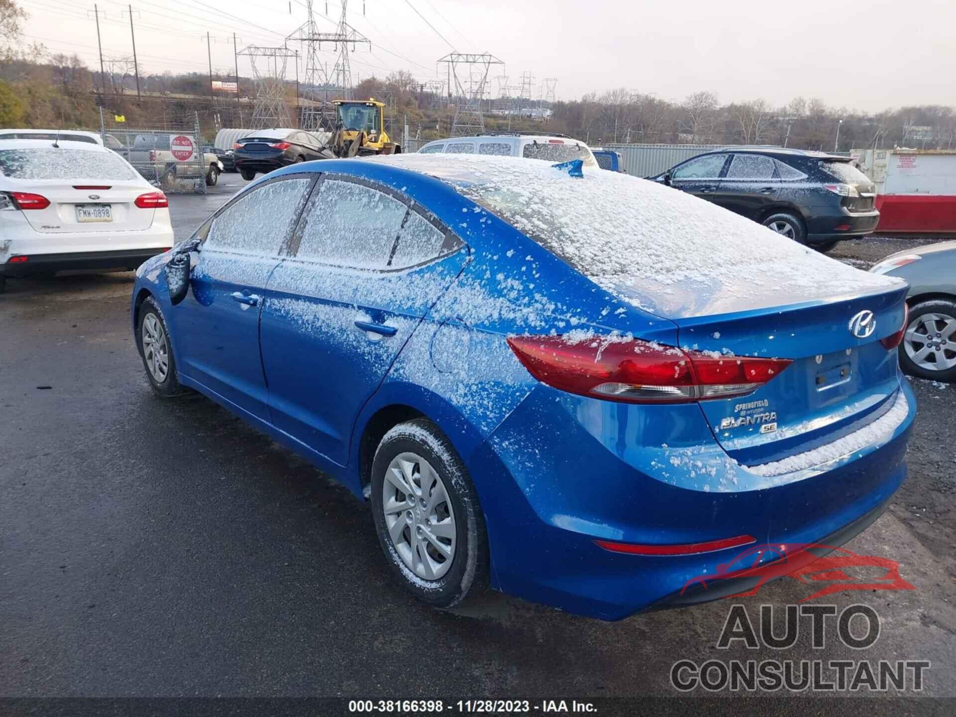 HYUNDAI ELANTRA 2017 - 5NPD74LF3HH211390