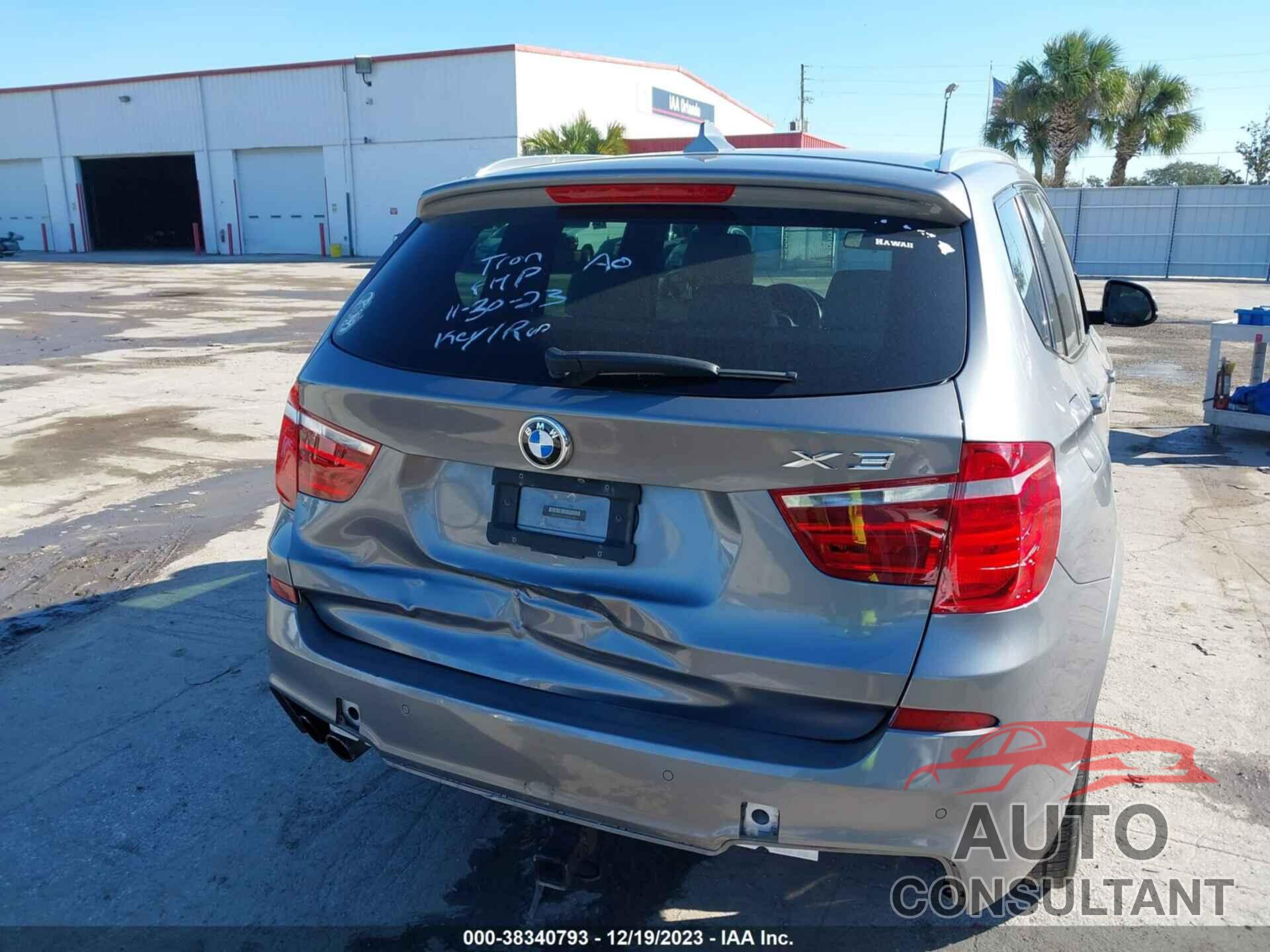 BMW X3 2017 - 5UXWX7C5XH0U42400