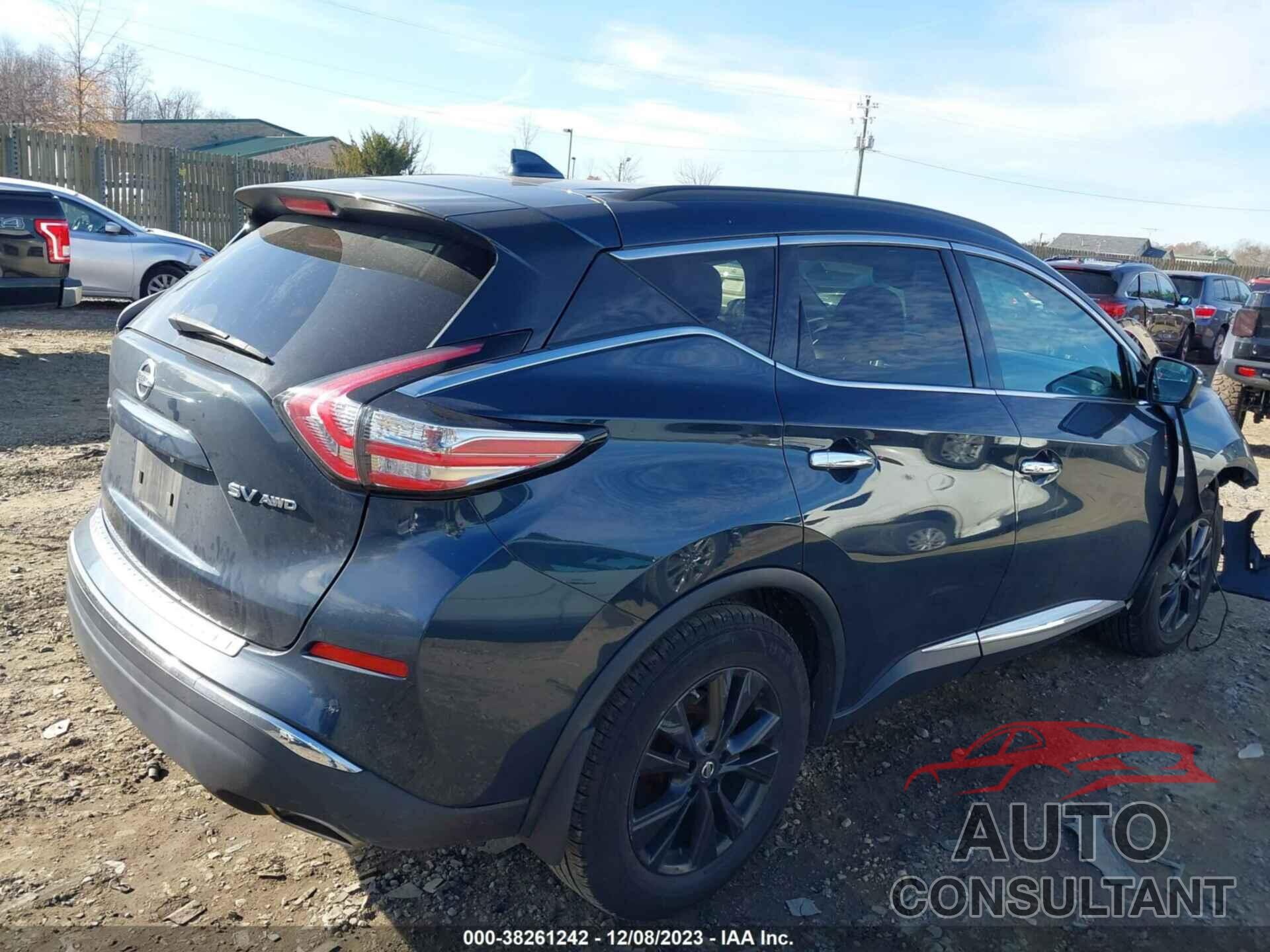 NISSAN MURANO 2018 - 5N1AZ2MH6JN186861