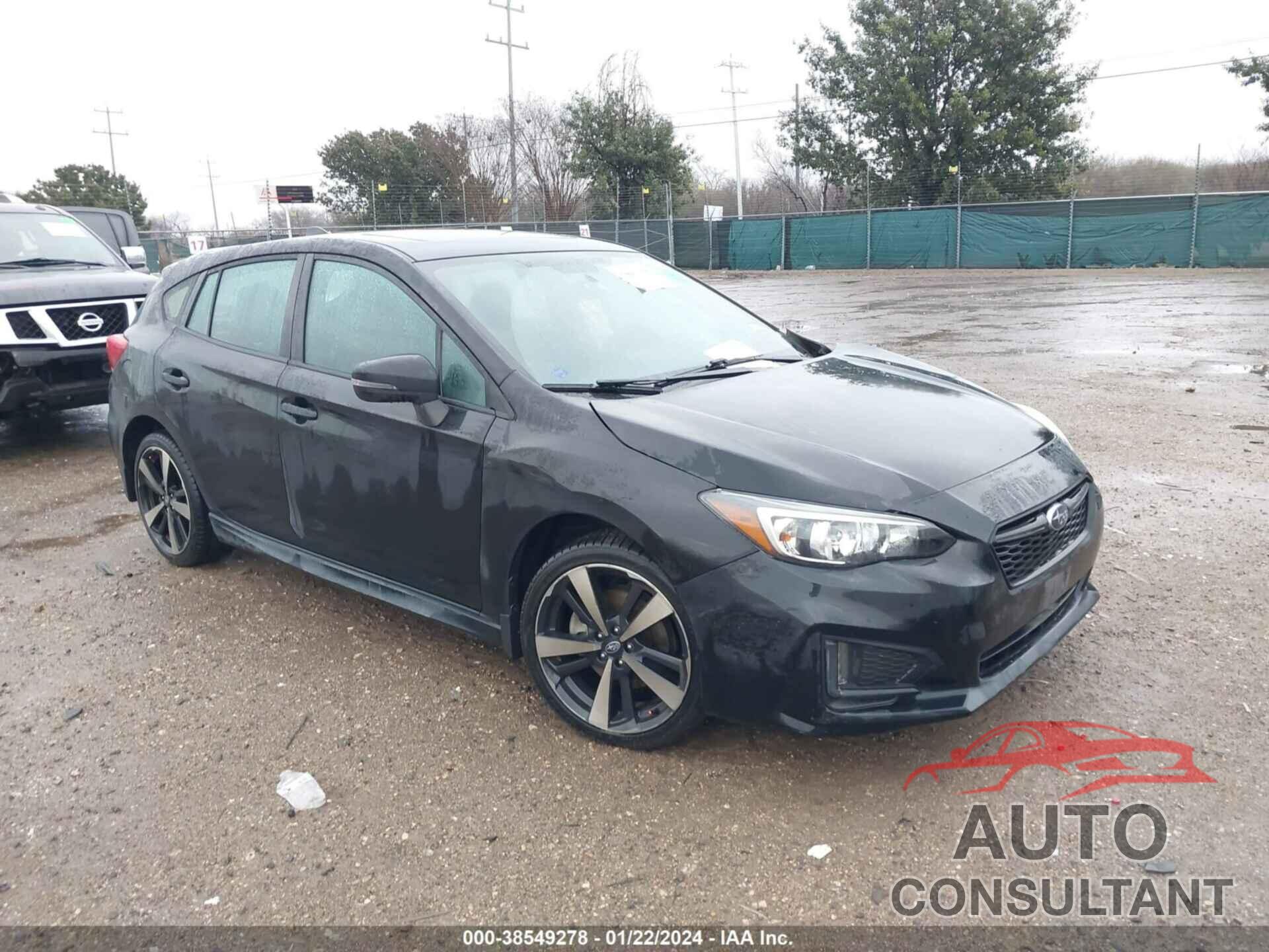 SUBARU IMPREZA 2019 - 4S3GTAM68K3753917