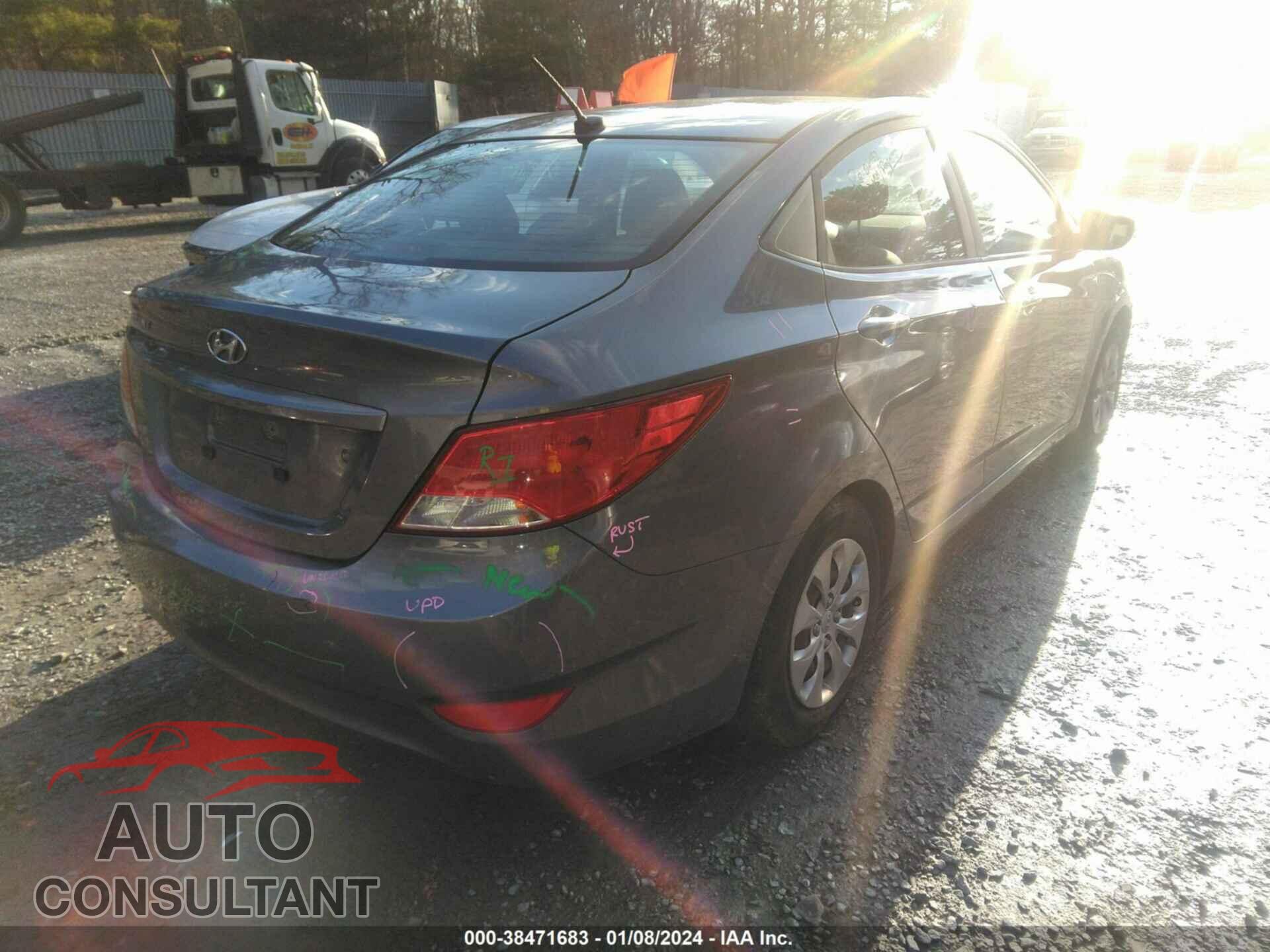 HYUNDAI ACCENT 2017 - KMHCT4AE7HU242595