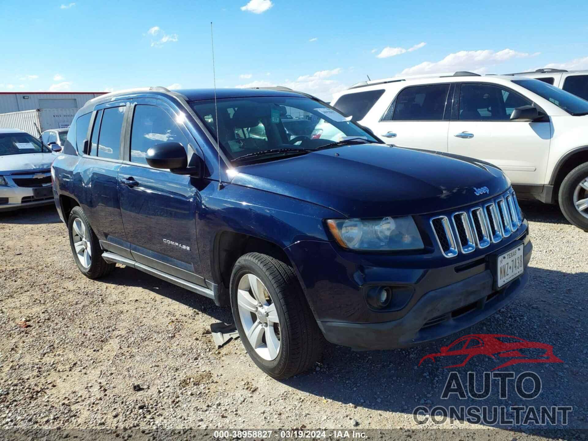 JEEP COMPASS 2016 - 1C4NJCBAXGD664979