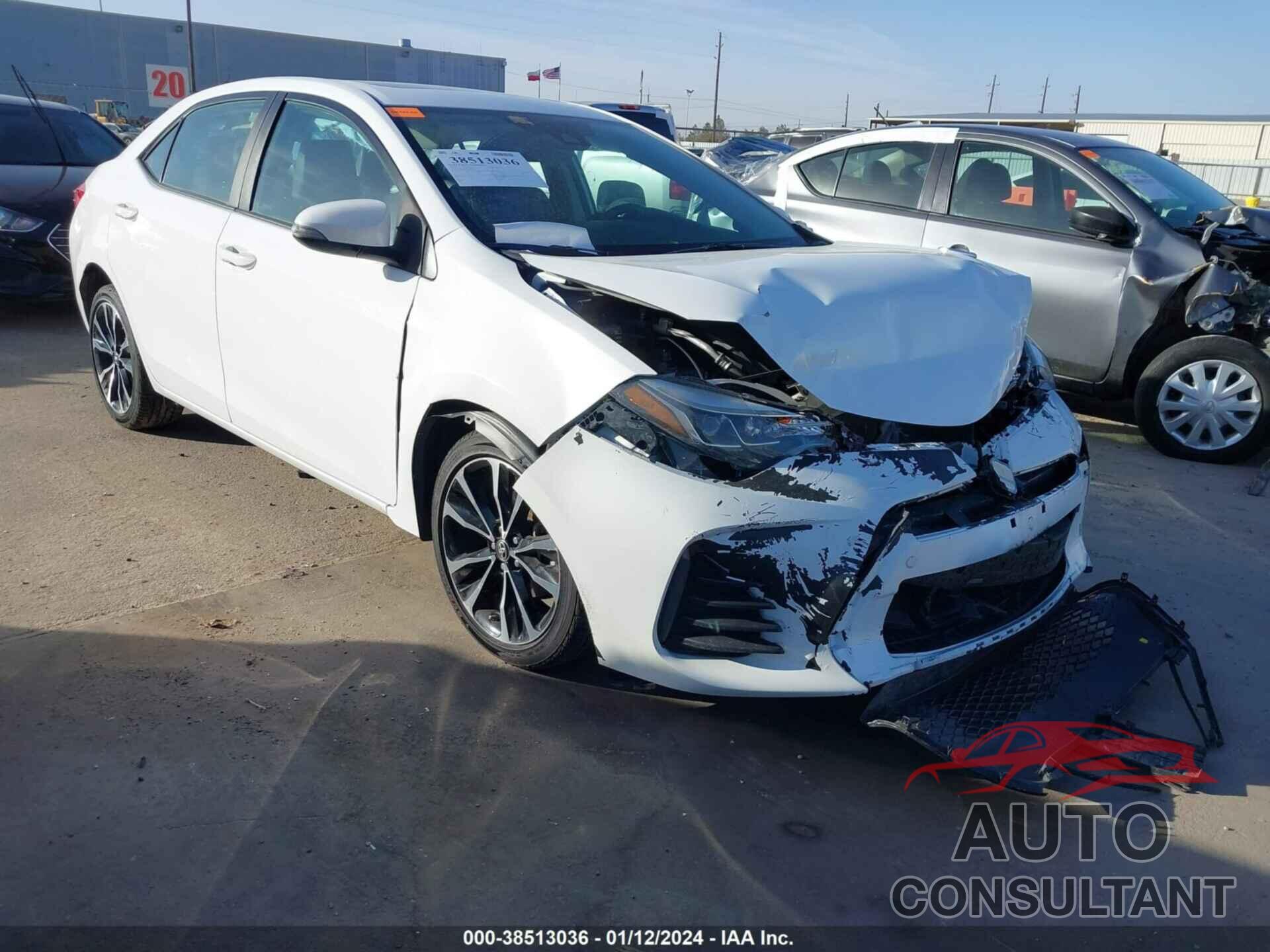 TOYOTA COROLLA 2019 - 5YFBURHE1KP867532