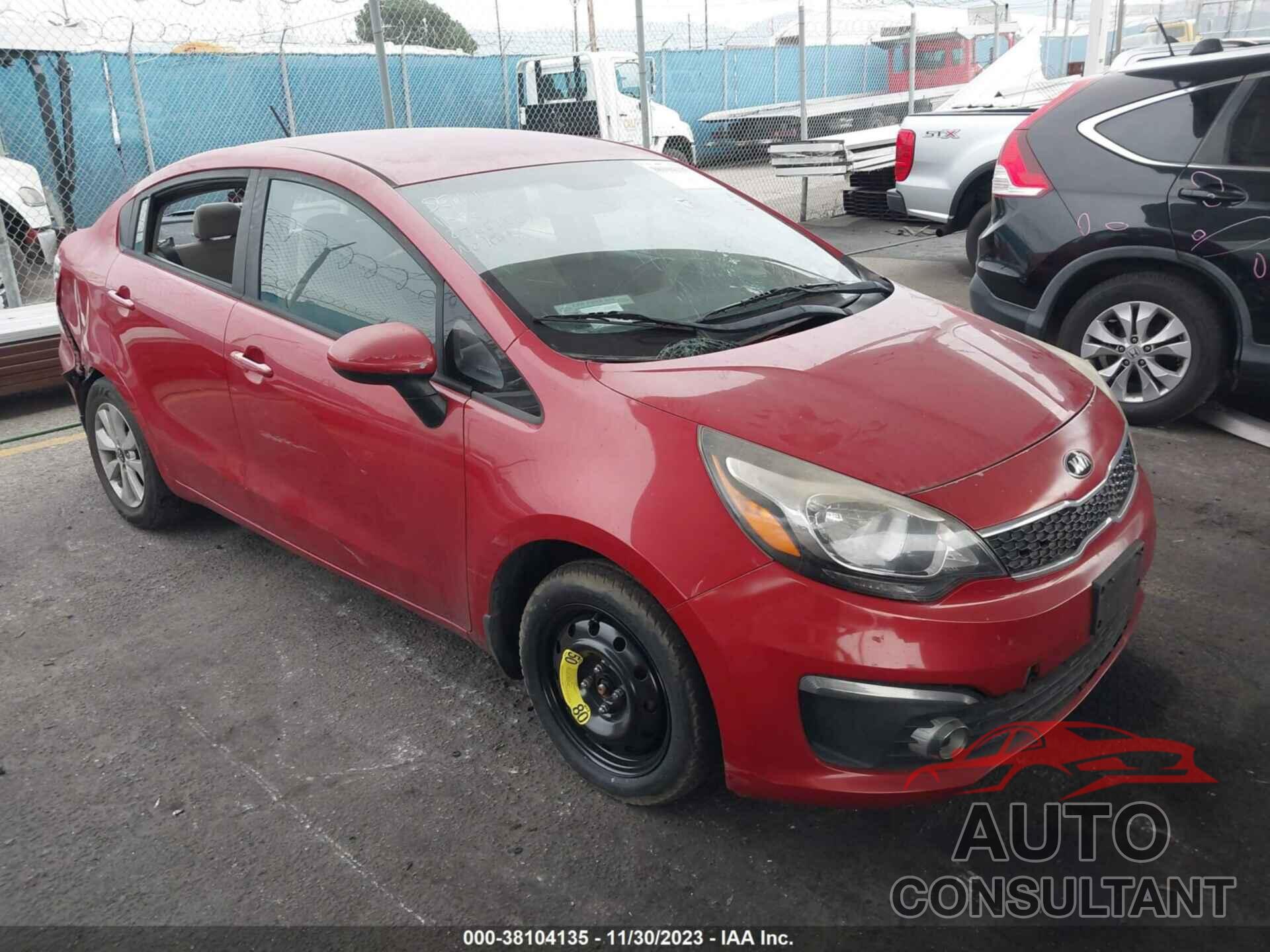 KIA RIO 2017 - KNADN4A37H6040469