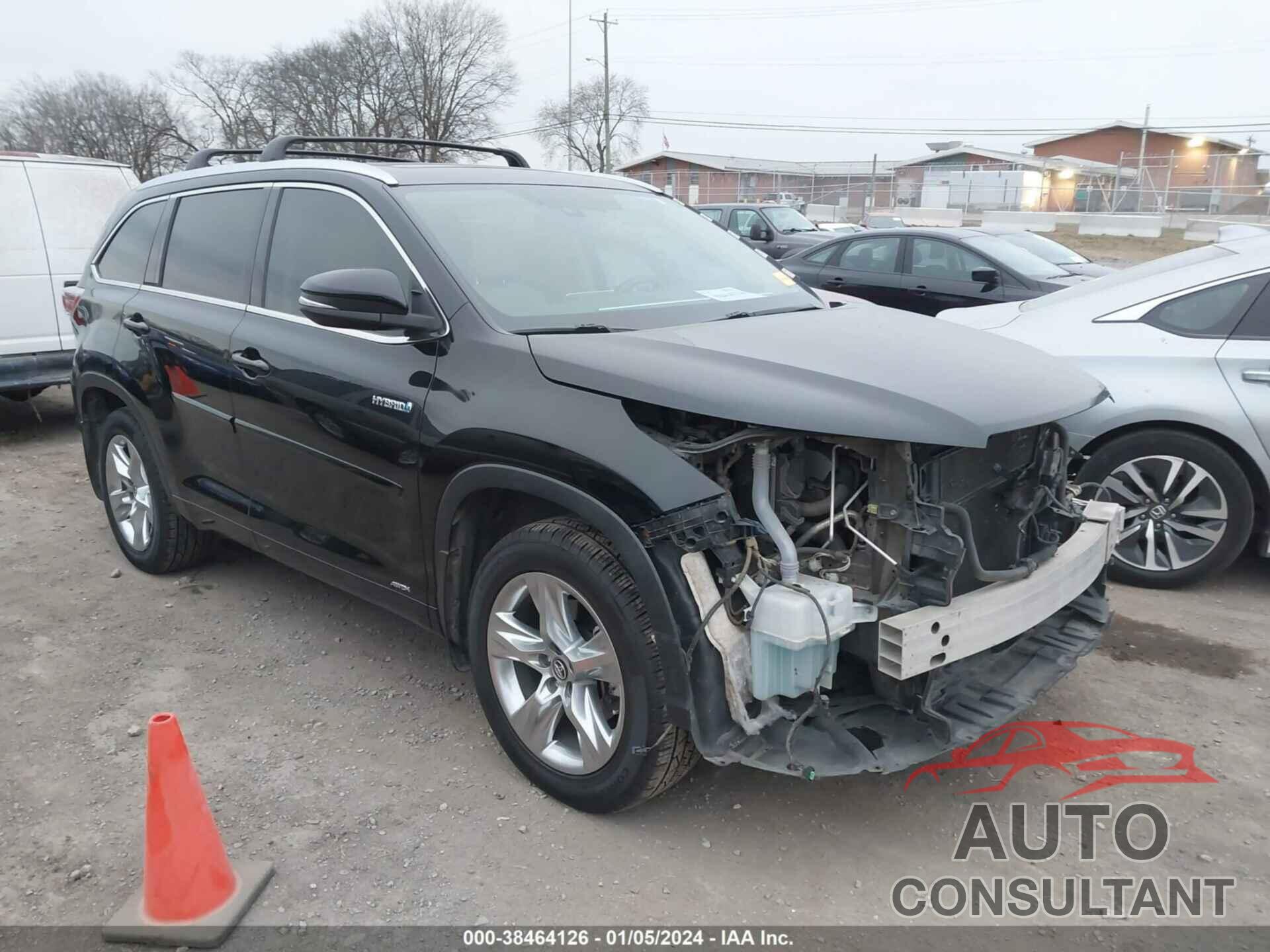 TOYOTA HIGHLANDER HYBRID 2016 - 5TDDCRFH8GS018649