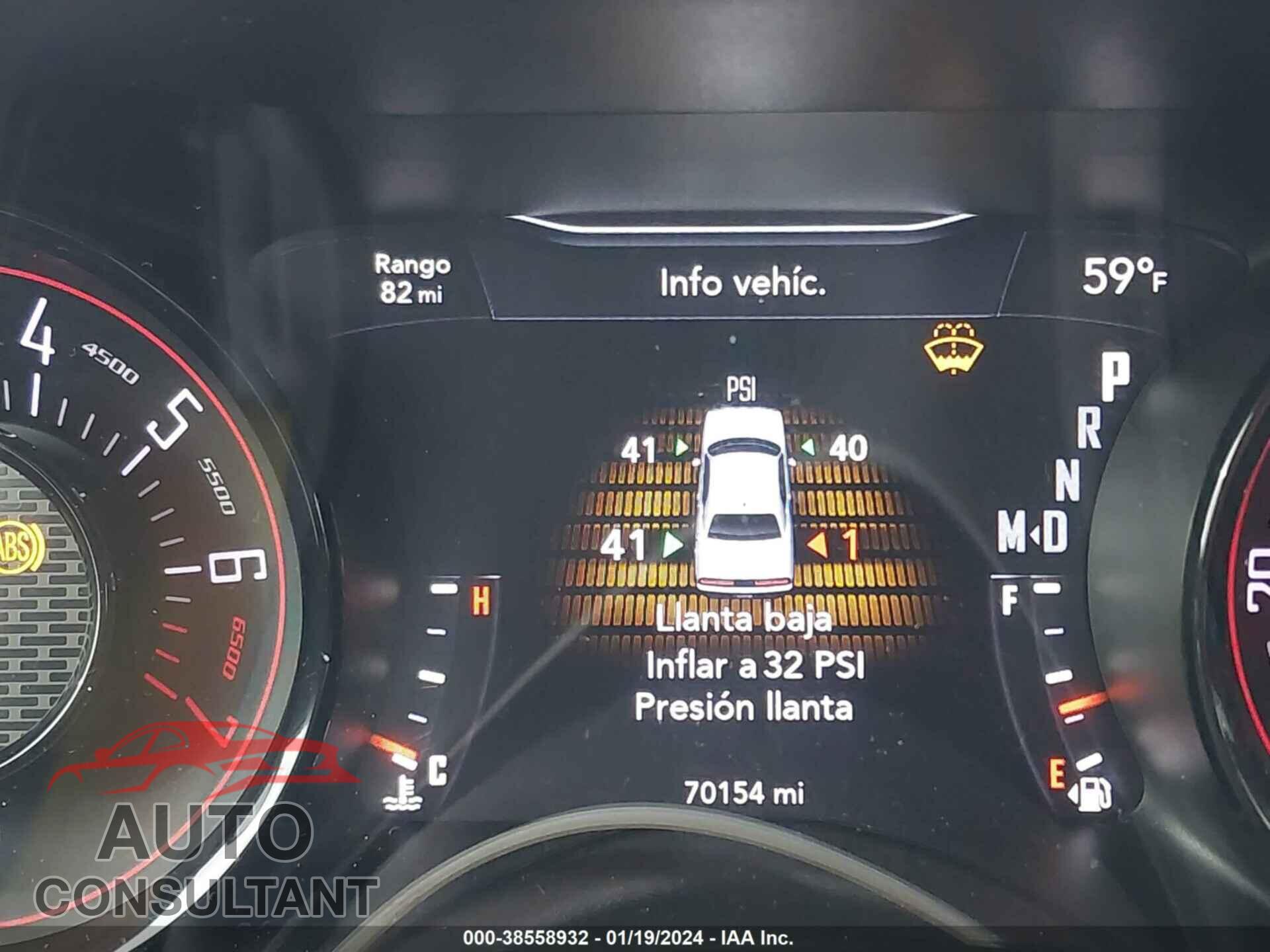 DODGE CHALLENGER 2019 - 2C3CDZAG3KH717075