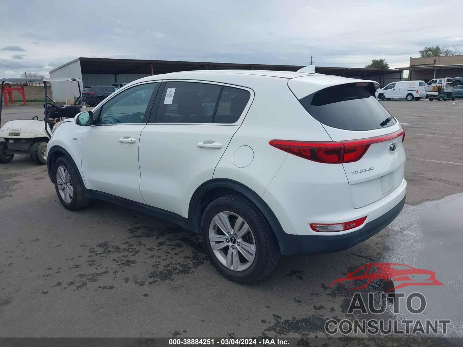 KIA SPORTAGE 2017 - KNDPMCAC5H7081593